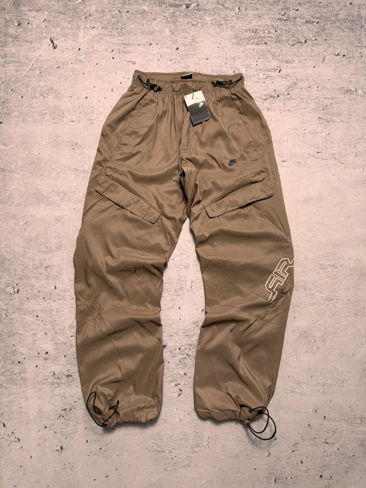 Nike × Vintage NIKE AIR VINTAGE BASIC LOGO OVERSIZE BAGGY PANTS Size US 32 / EU 48 - 1 Thumbnail