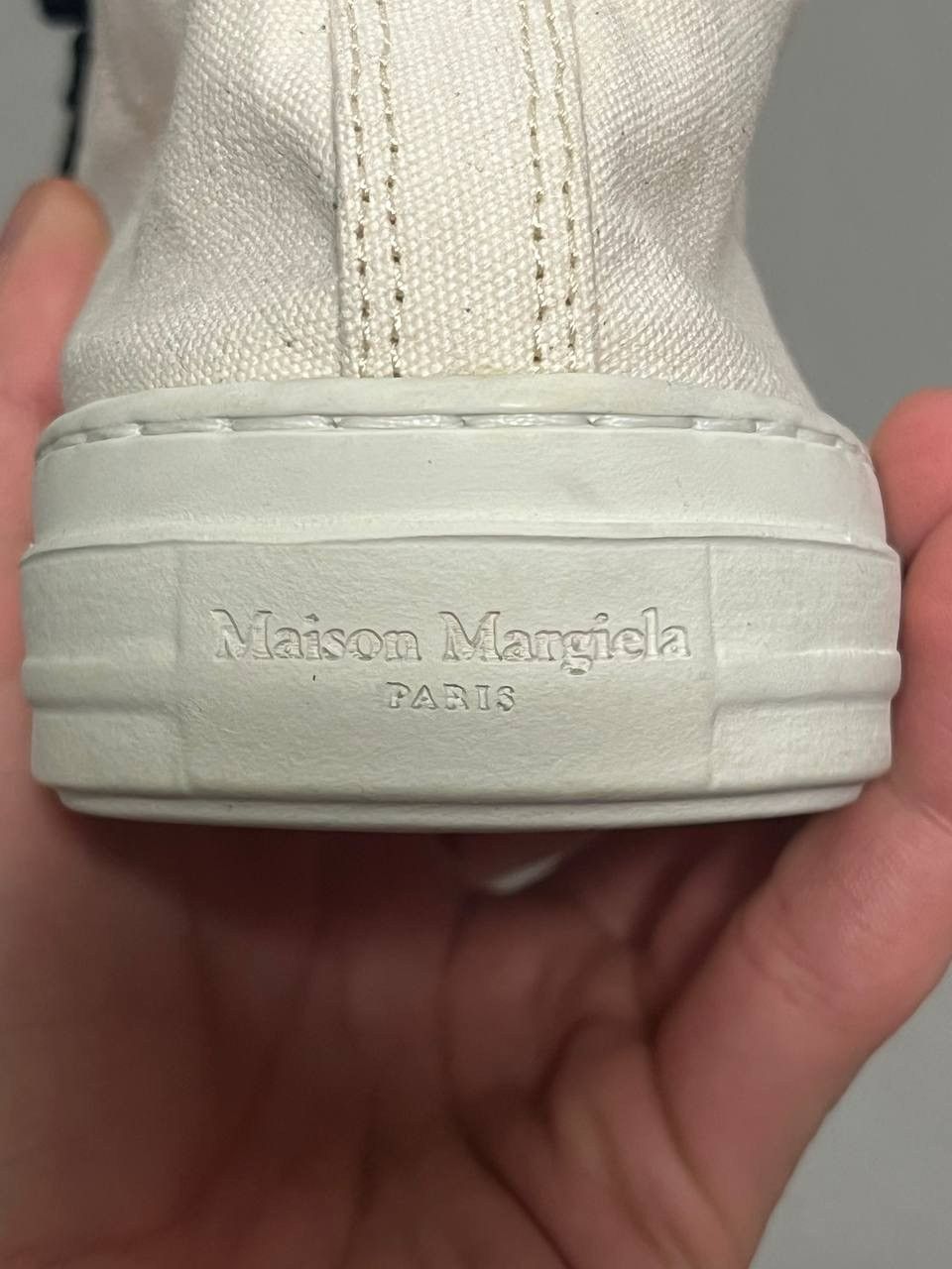 Maison Margiela Maison Margiela SS15 Beige High Top Sneakers Size US 9 / EU 42 - 9 Thumbnail
