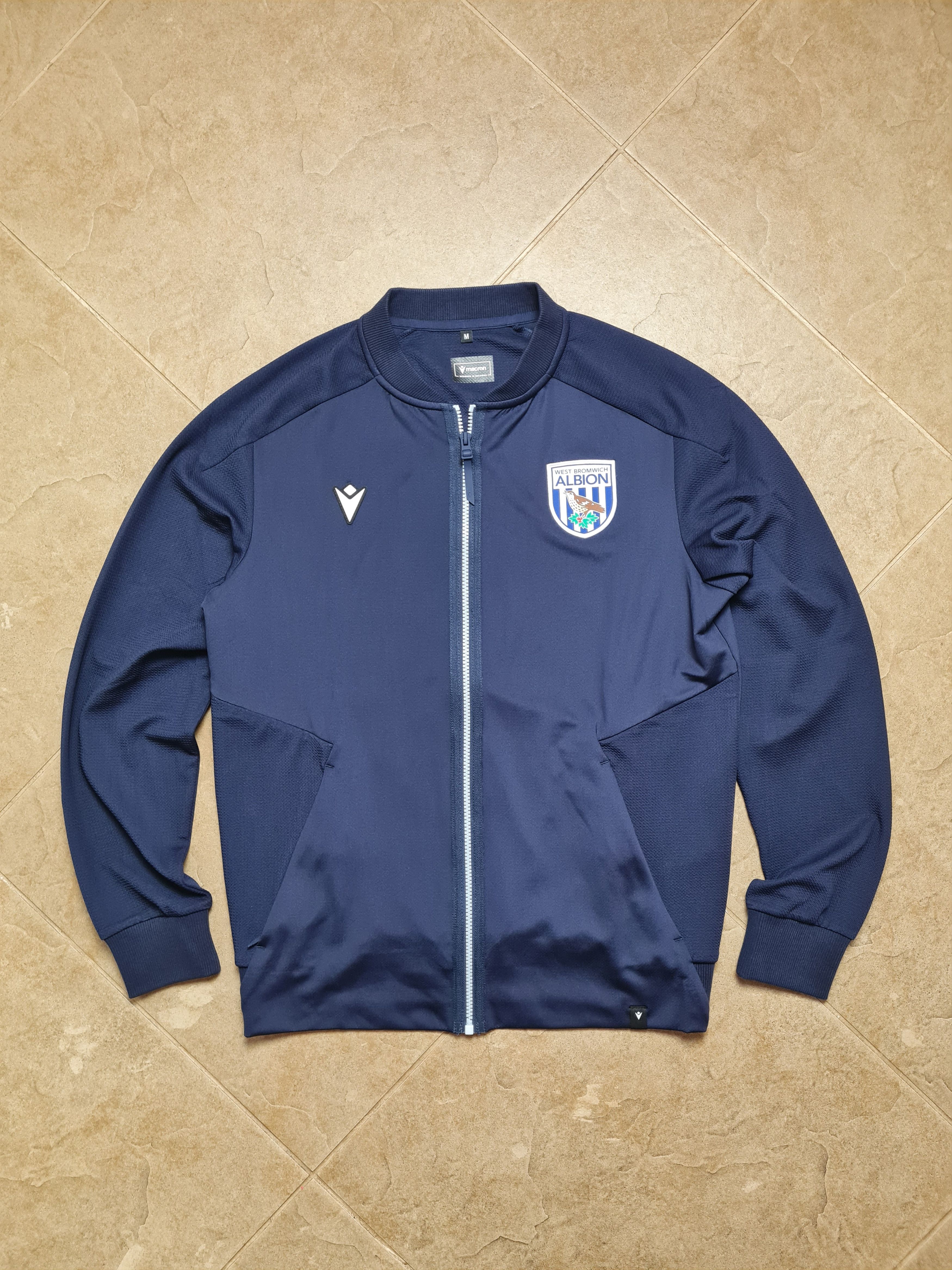 Macron Official West Brom WBA Macron Player Training Top Jacket Size US M / EU 48-50 / 2 - 3 Thumbnail