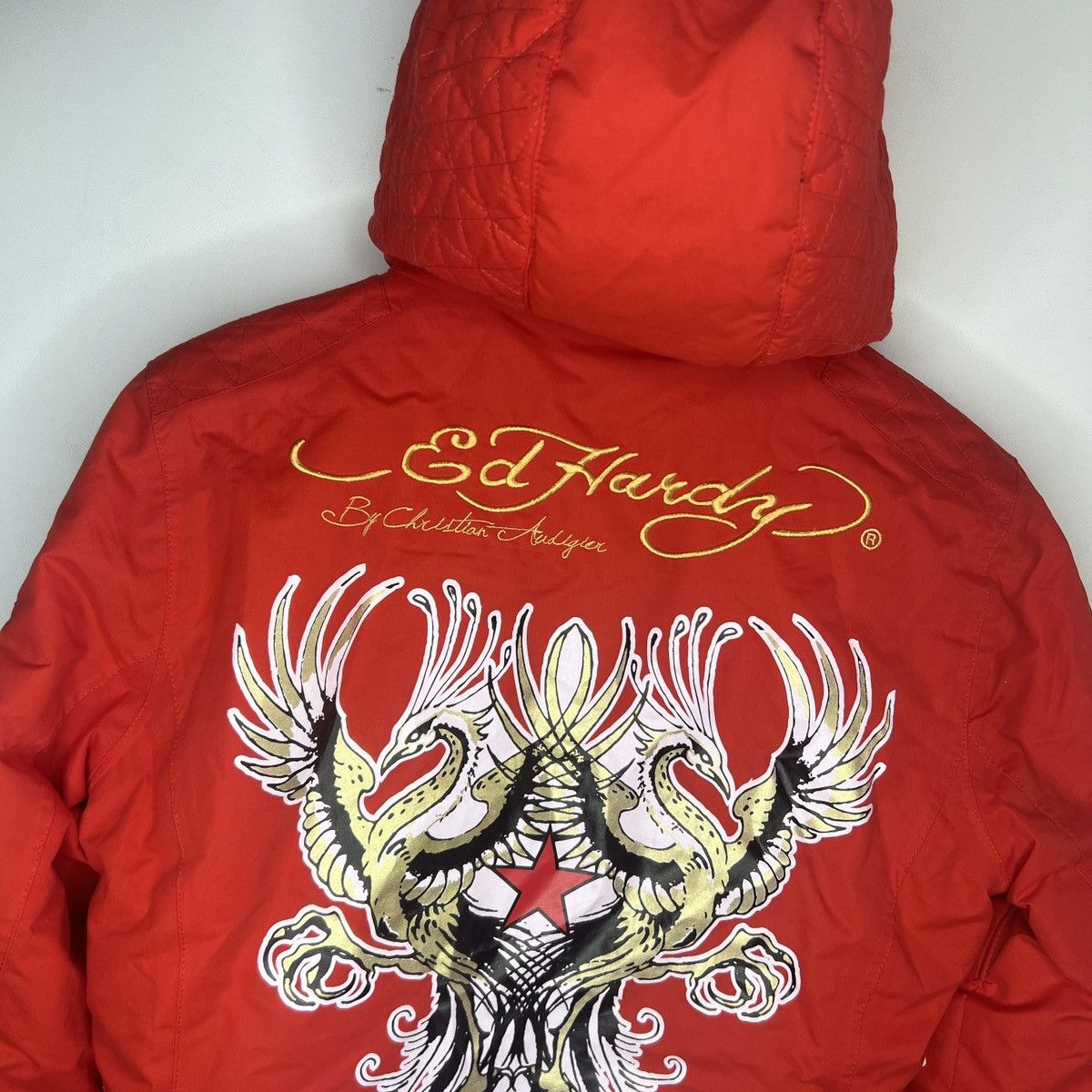 Ed Hardy × Vintage 🥵 Ed Hardy 🥶 Ski Winter Jacket Full Print Size M / US 6-8 / IT 42-44 - 2 Thumbnail