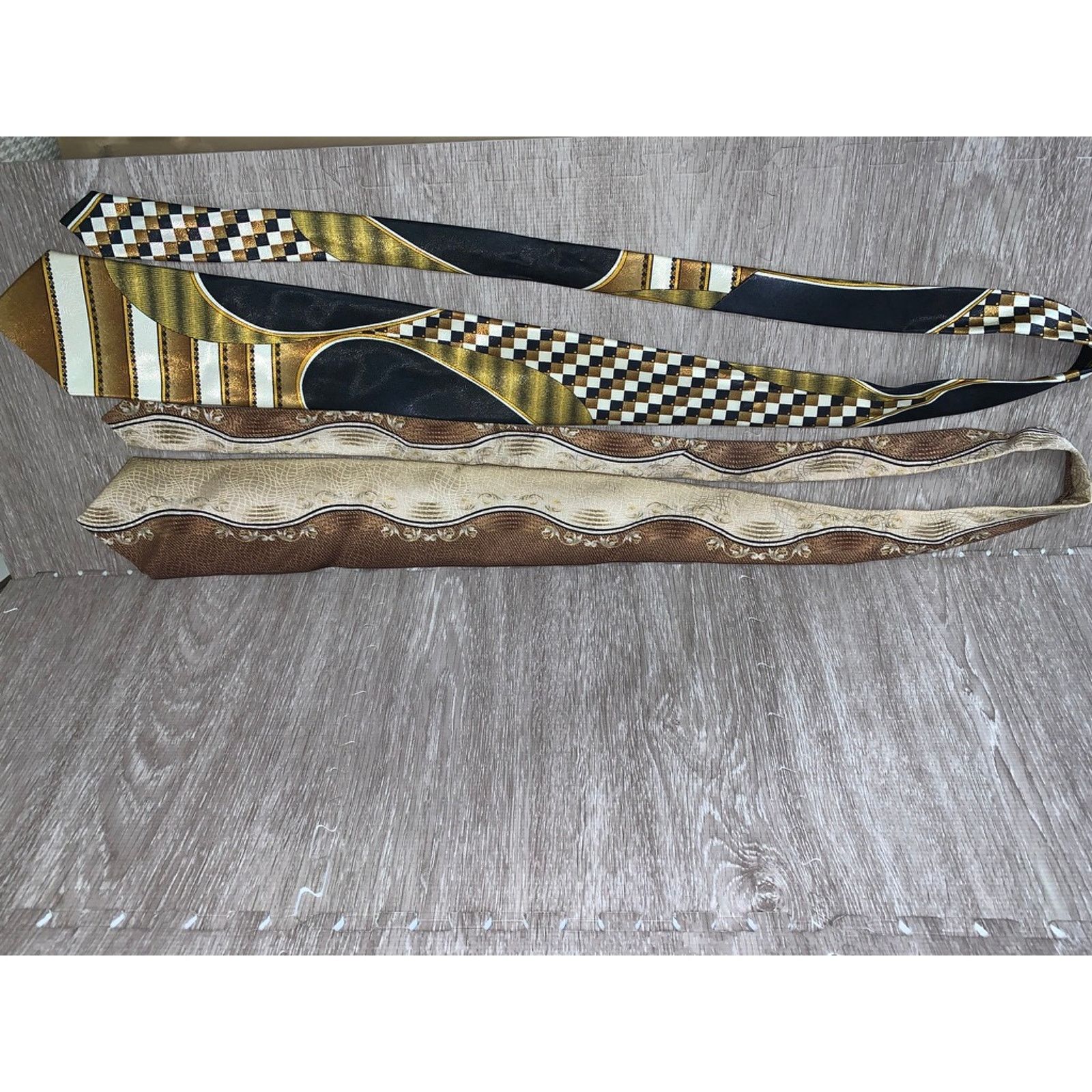 The Unbranded Brand Men's Geometric Tie Set 4pc Multicolor Business/Special Size ONE SIZE - 7 Thumbnail