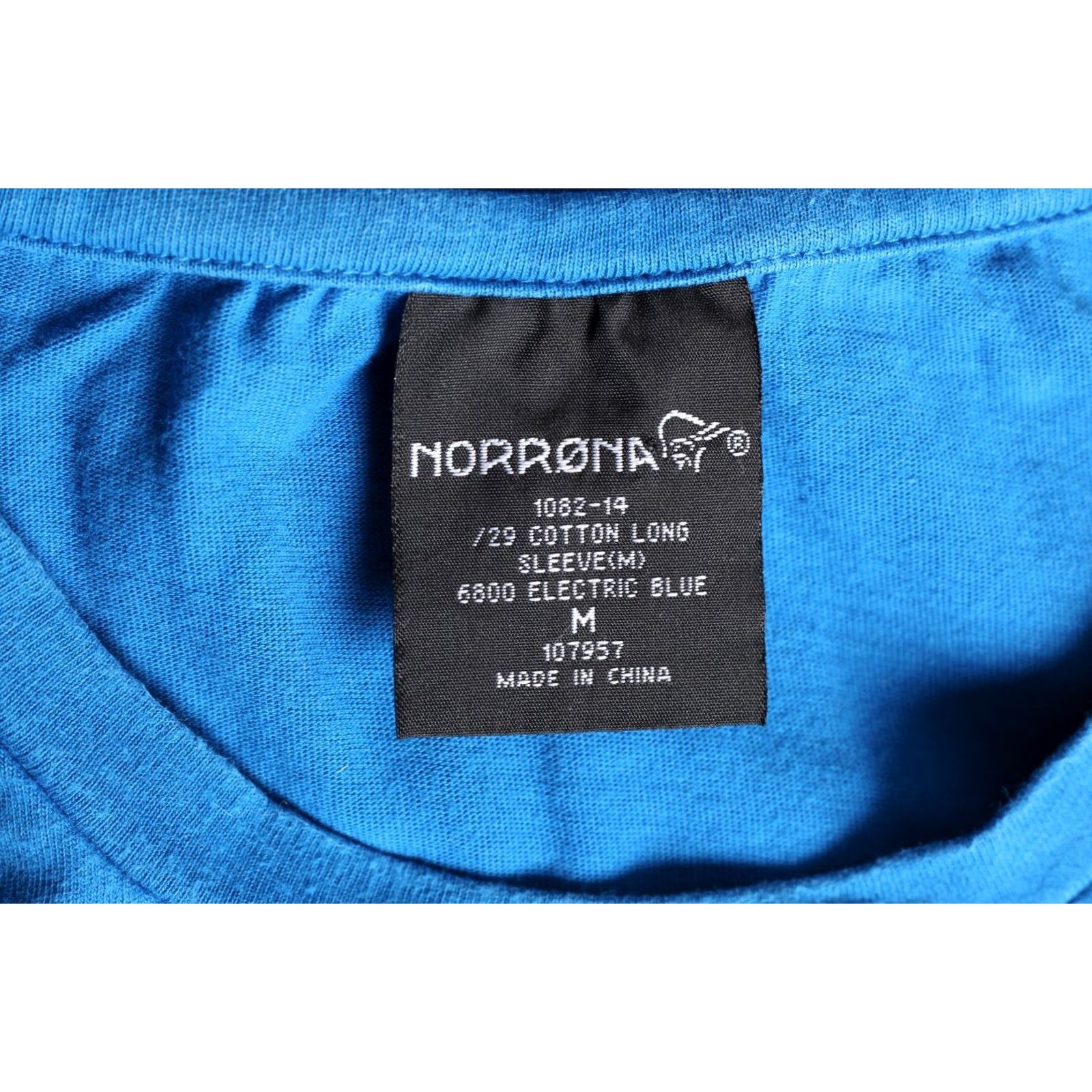 Vintage NORRONA /29 Cotton Long Sleeve T-Shirt Men M VR1900 Blue Crew Neck Size M Mens Shirt Size US M / EU 48-50 / 2 - 5 Thumbnail