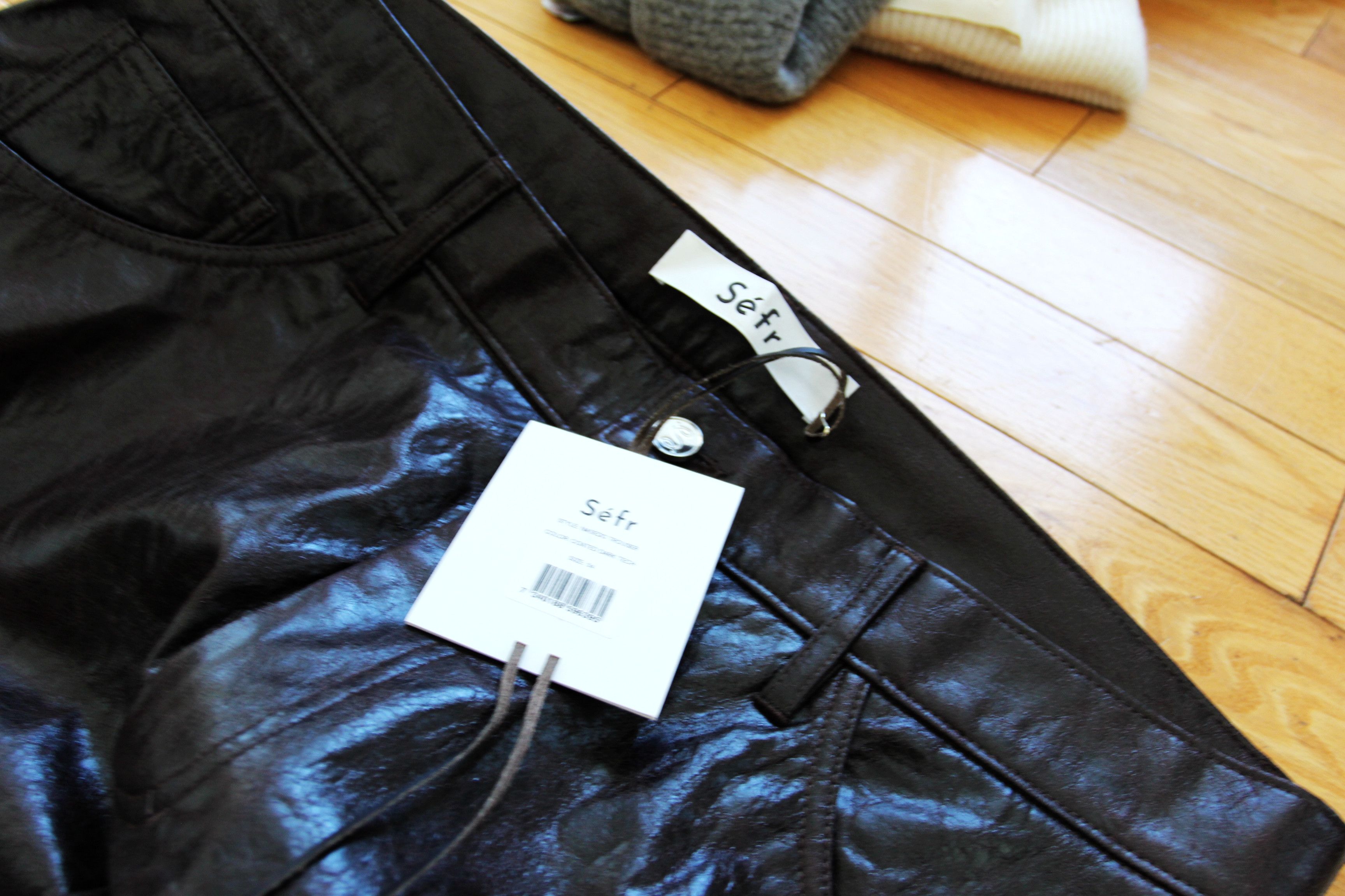 Sefr BNWT AW25 SEFR NASEDO COATED DARK TECH PANTS 34 Size US 34 / EU 50 - 8 Thumbnail