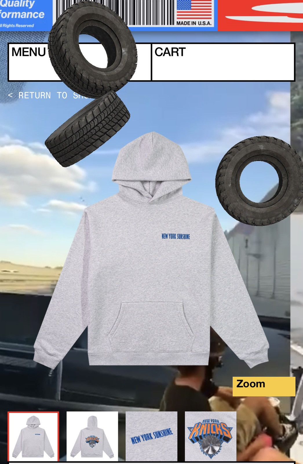 New York Sunshine New York Sunshine Knicks Hoodie Size US L / EU 52-54 / 3 - 1 Thumbnail