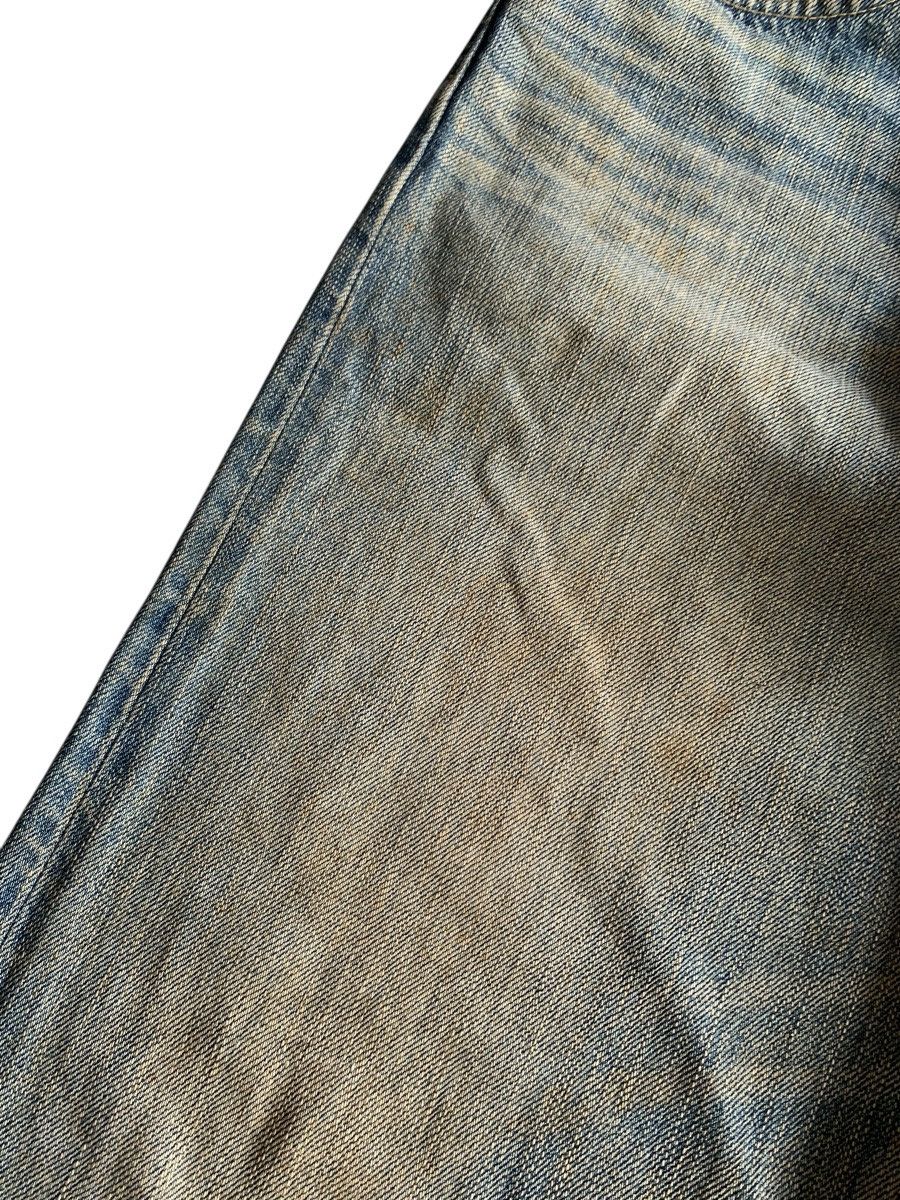 Kapital VINTAGE EDWIN 505ZX SELVEDGE BAGGY RUSTY DISTRESSED DENIM Size US 34 / EU 50 - 20 Thumbnail