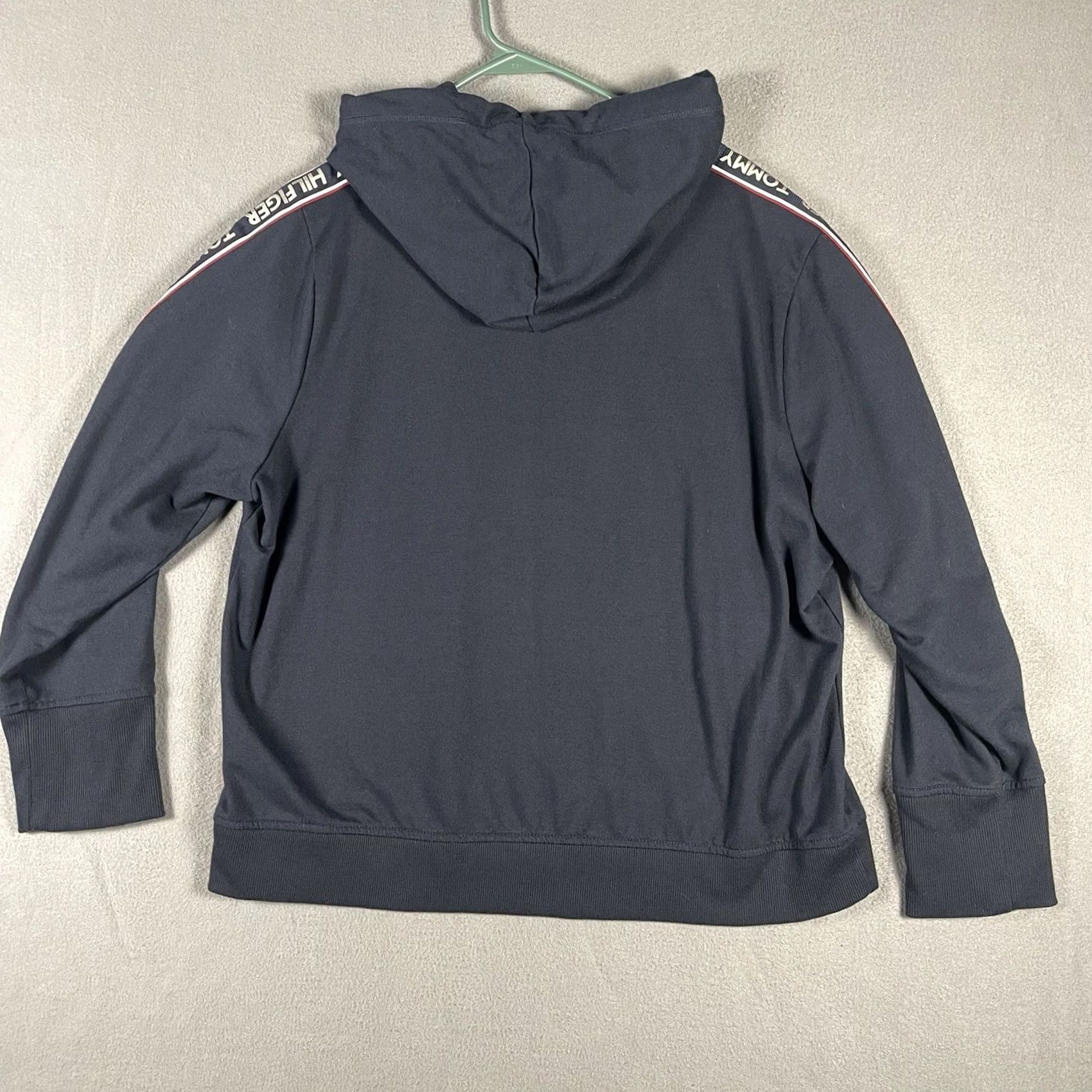 Tommy Hilfiger Tommy Hilfiger 1/2 Zip Hoodie Sweatshirt XXL Navy Blue Mens Long Sleeve ZIP Pullover Logo Size US XXL / EU 58 / 5 - 2 Thumbnail