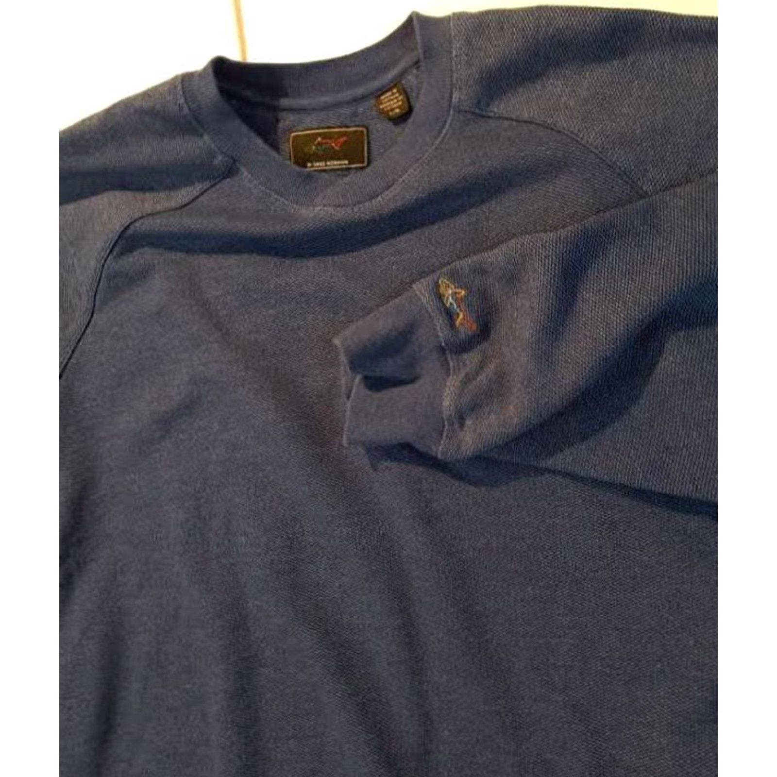 Vintage VINTAGE Greg Norman Sweatshirt Blue Golf Lightweight Pullover Crew Neck Size L Men MENS Size US L / EU 52-54 / 3 - 3 Thumbnail