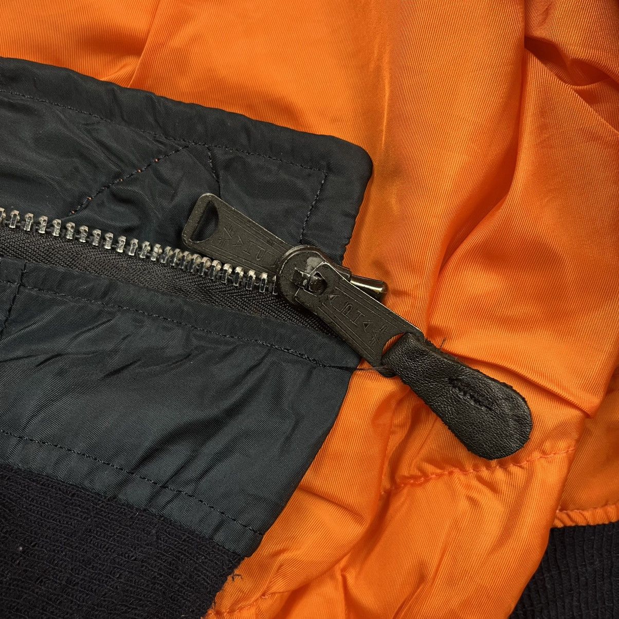 Alpha Industries Vintage 90s Alpha industries Ma-1 bomber jacket Size US L / EU 52-54 / 3 - 7 Thumbnail