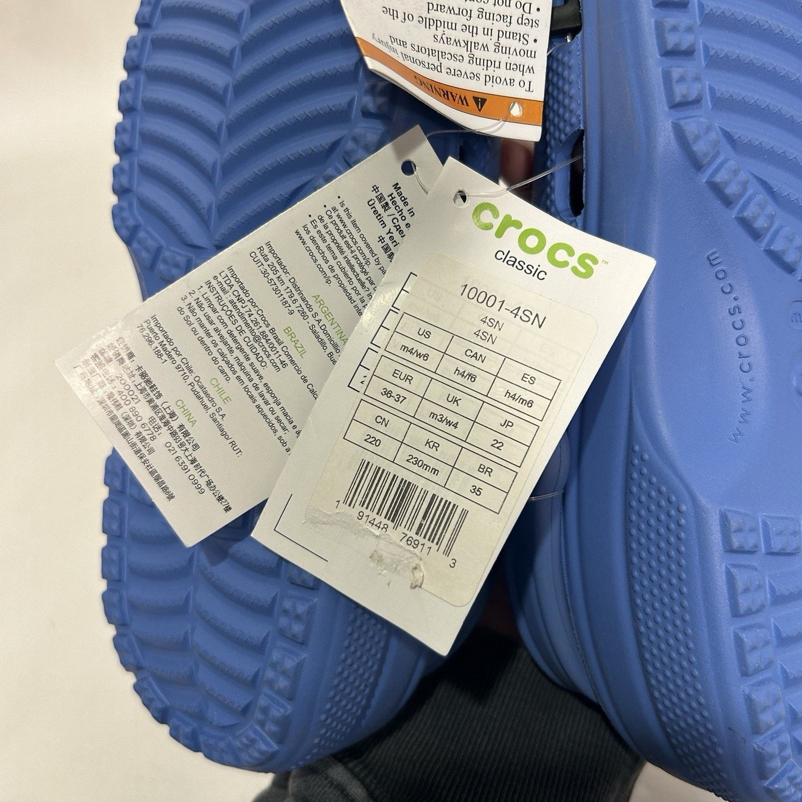Crocs CROCS Unisex Classic Clog “Chambray Blue” Size US 6 / IT 36 - 6 Thumbnail