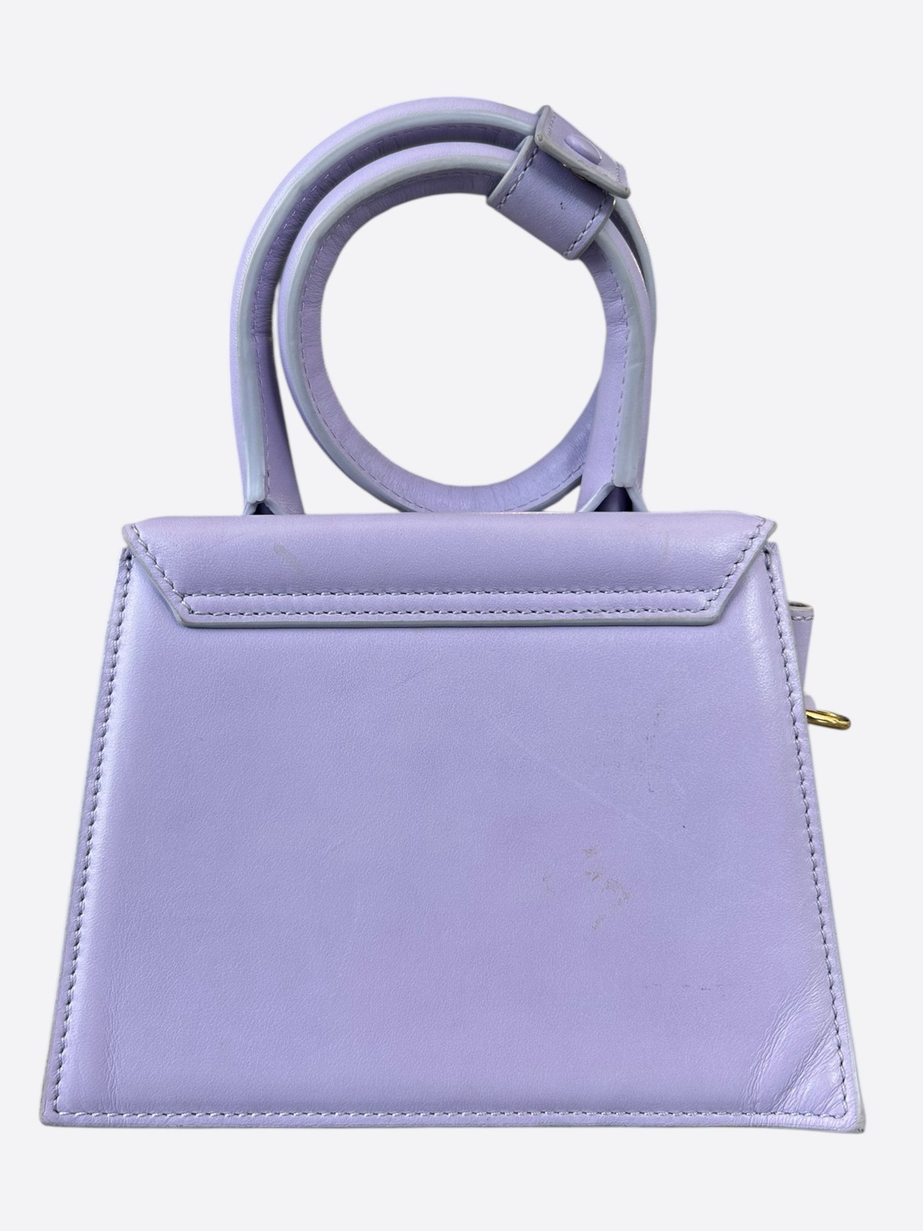 Jacquemus Jacquemus Purple Leather Le Chiquito Noeud Bag Size ONE SIZE - 3 Thumbnail