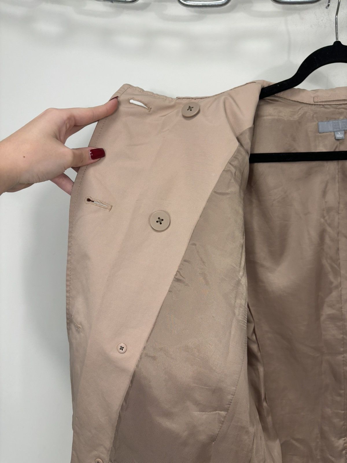 Uniqlo Uniqlo Women’s Classic Luxury Double Breasted Trench Coat Size L / US 10 / IT 46 - 10 Thumbnail