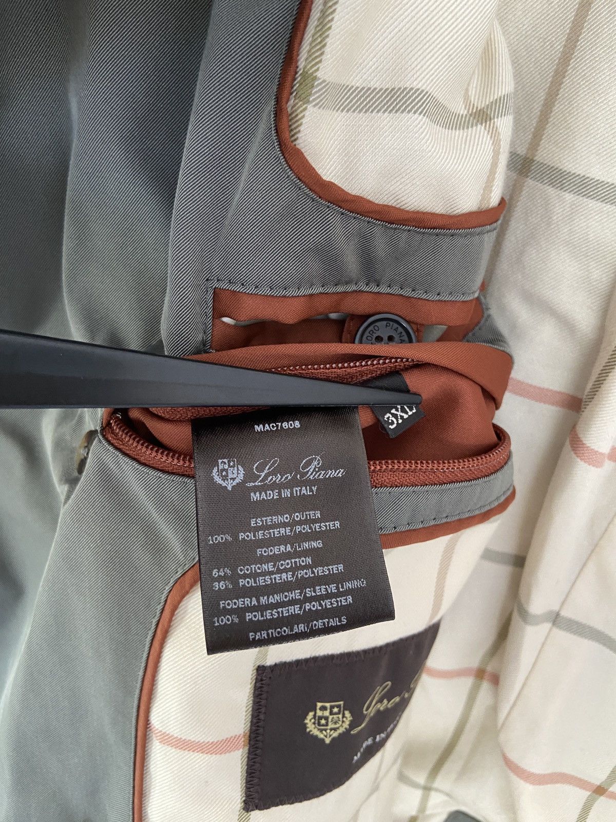 Loro Piana Loro Piana Light Olive Stormey Trench Tecno Coat Size US XXL / EU 58 / 5 - 21 Thumbnail