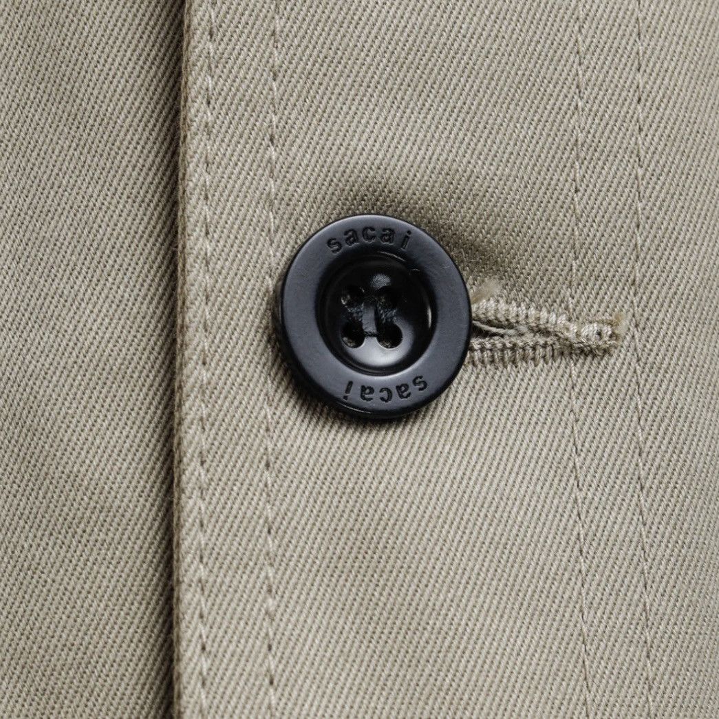 Sacai SACAI Cotton Twill & Nylon Shirt Jacket Blouson Size US S / EU 44-46 / 1 - 6 Thumbnail