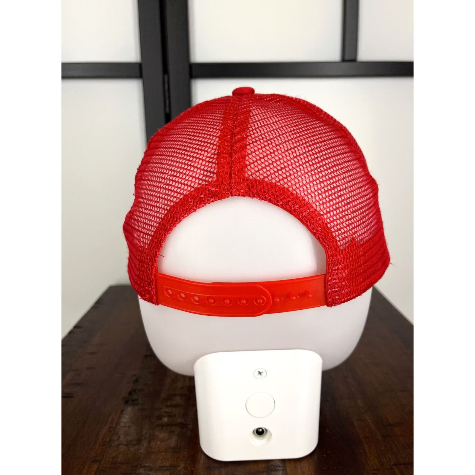 Vintage HitWear Hat Cap Snap Back Adult One Size Red Soccer Trucker Hat Mens Size ONE SIZE - 6 Thumbnail
