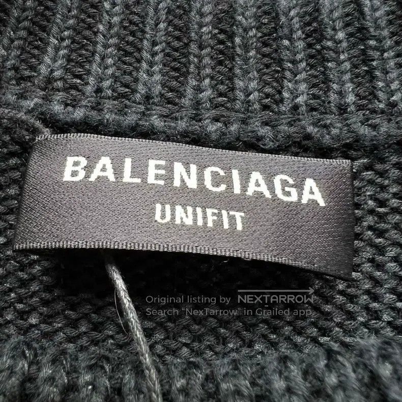 Balenciaga Balenciaga Wheat Ear Crown Knitted Sweater Size US L / EU 52-54 / 3 - 3 Thumbnail