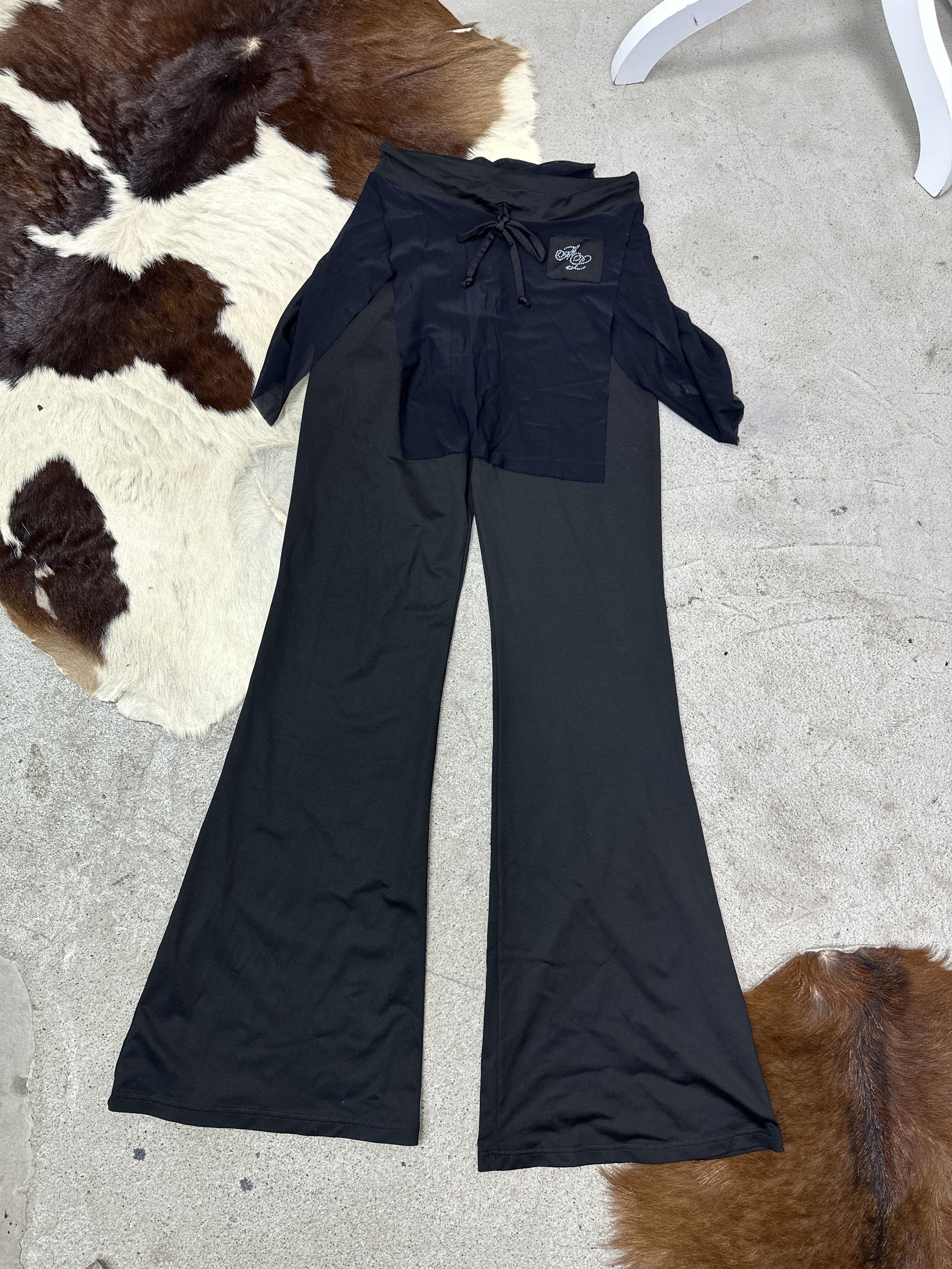 Vintage Vintage Sporty Pilates Princess Flared Sweatpants Y2K Size 25" / US 0 / IT 36 - 2 Thumbnail