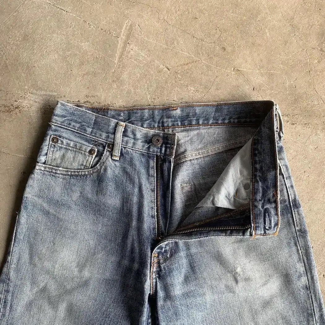 Levi's Vintage Clothing Levi’s 502 Distressed Denim Levis Jeans Trousers Pants Size US 28 / EU 44 - 5 Thumbnail