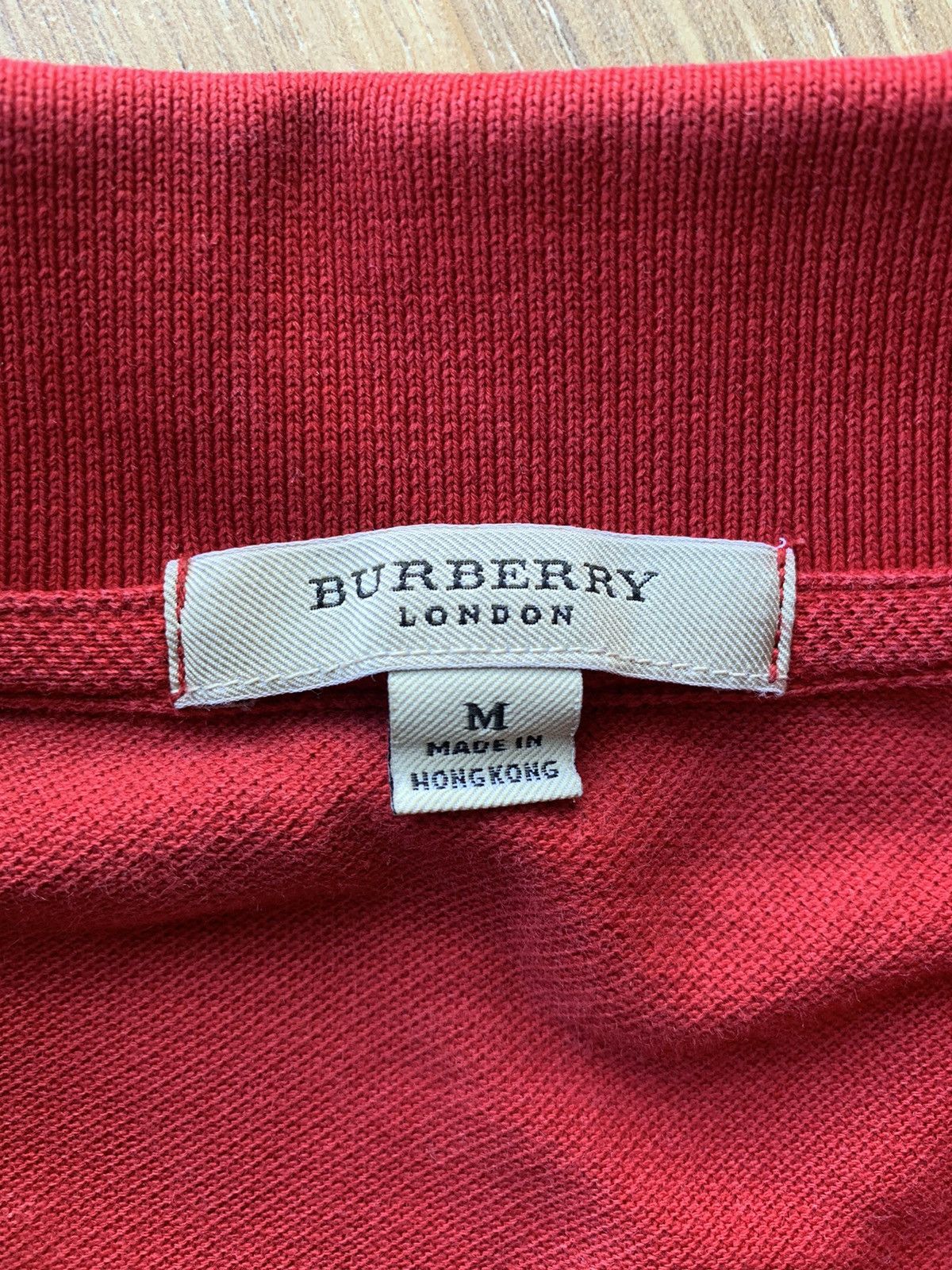 Burberry Burberry vintage Polo t-shirt Size US L / EU 52-54 / 3 - 5 Thumbnail