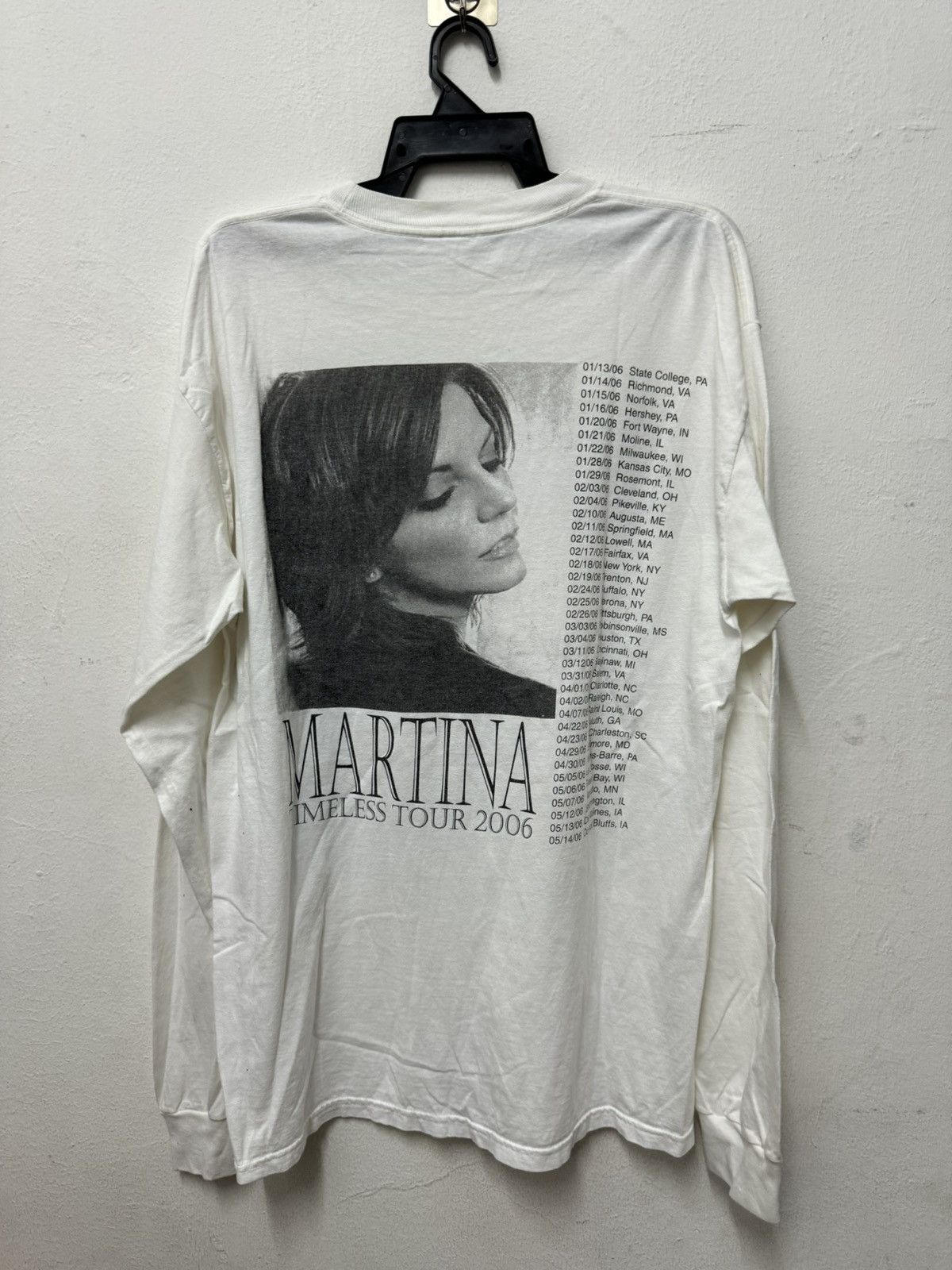 Band Tees × Vintage Vintage y2k 2006 Martina mcbride double sided longsleeve tee Size US XL / EU 56 / 4 - 4 Thumbnail