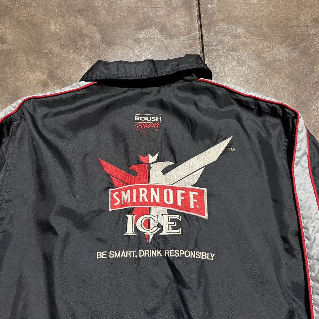 NASCAR Vintage Smirnoff Ice NASCAR Jacket Kurt Busch Zip Up Racing Size US XL / EU 56 / 4 - 9 Thumbnail