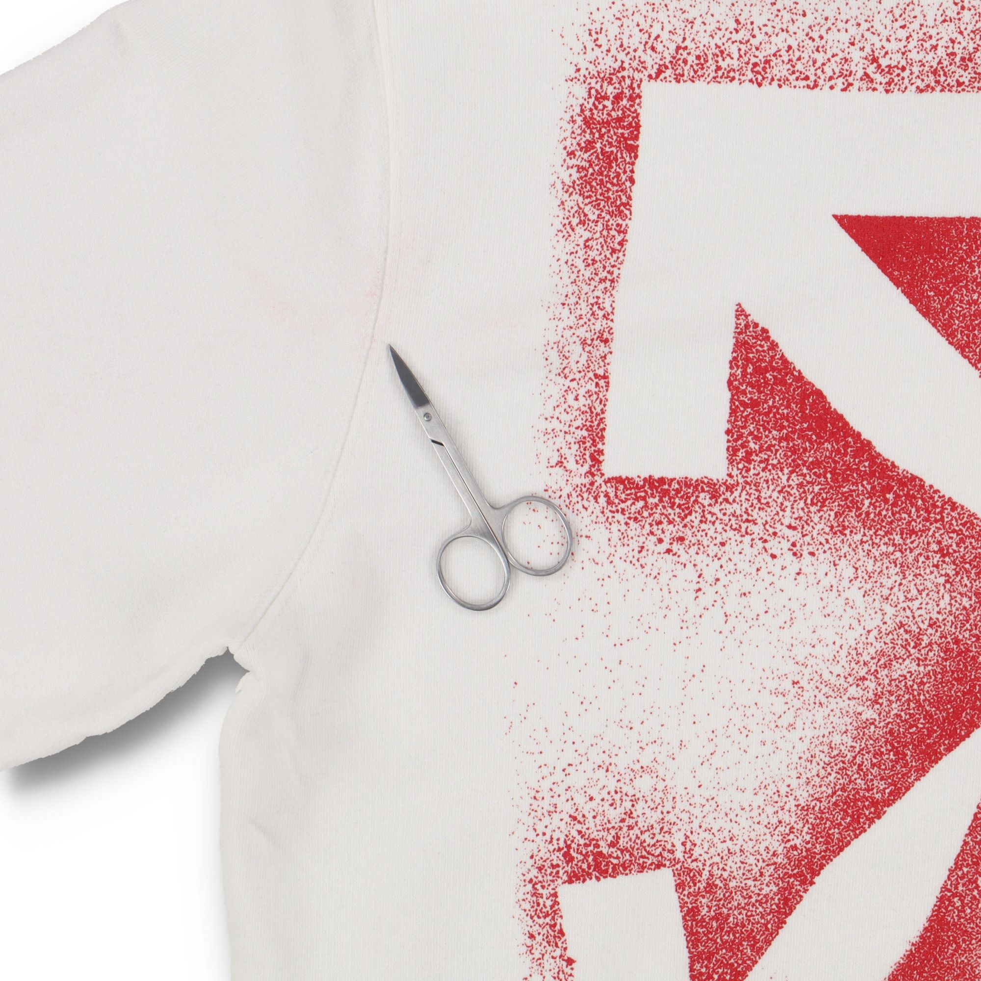 Off-White White and Red Stencil Arrows Logo Hoodie Size US M / EU 48-50 / 2 - 5 Thumbnail