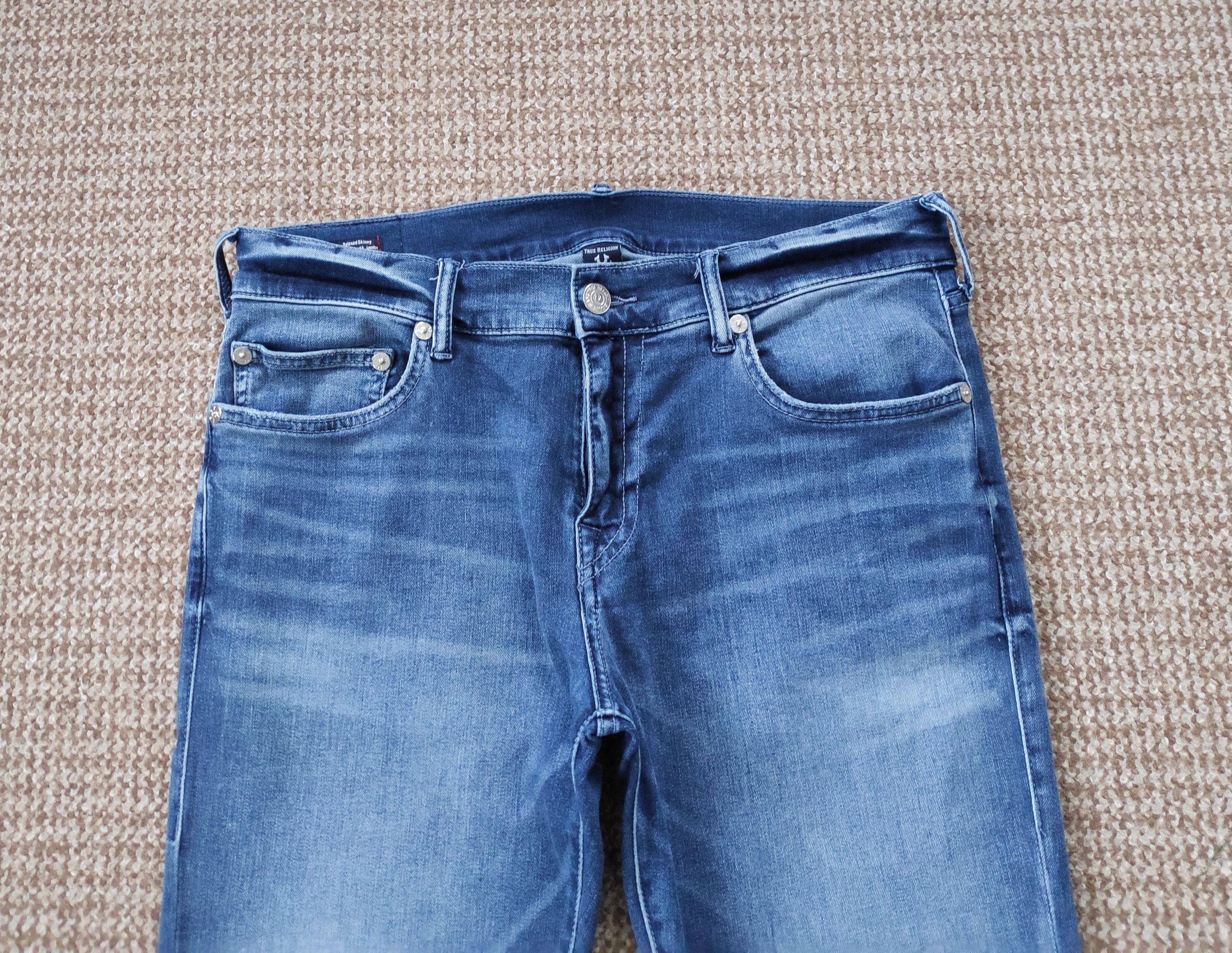 True Religion True Religion Rocco Skinny Denim Jeans sz W34 Size US 34 / EU 50 - 7 Thumbnail