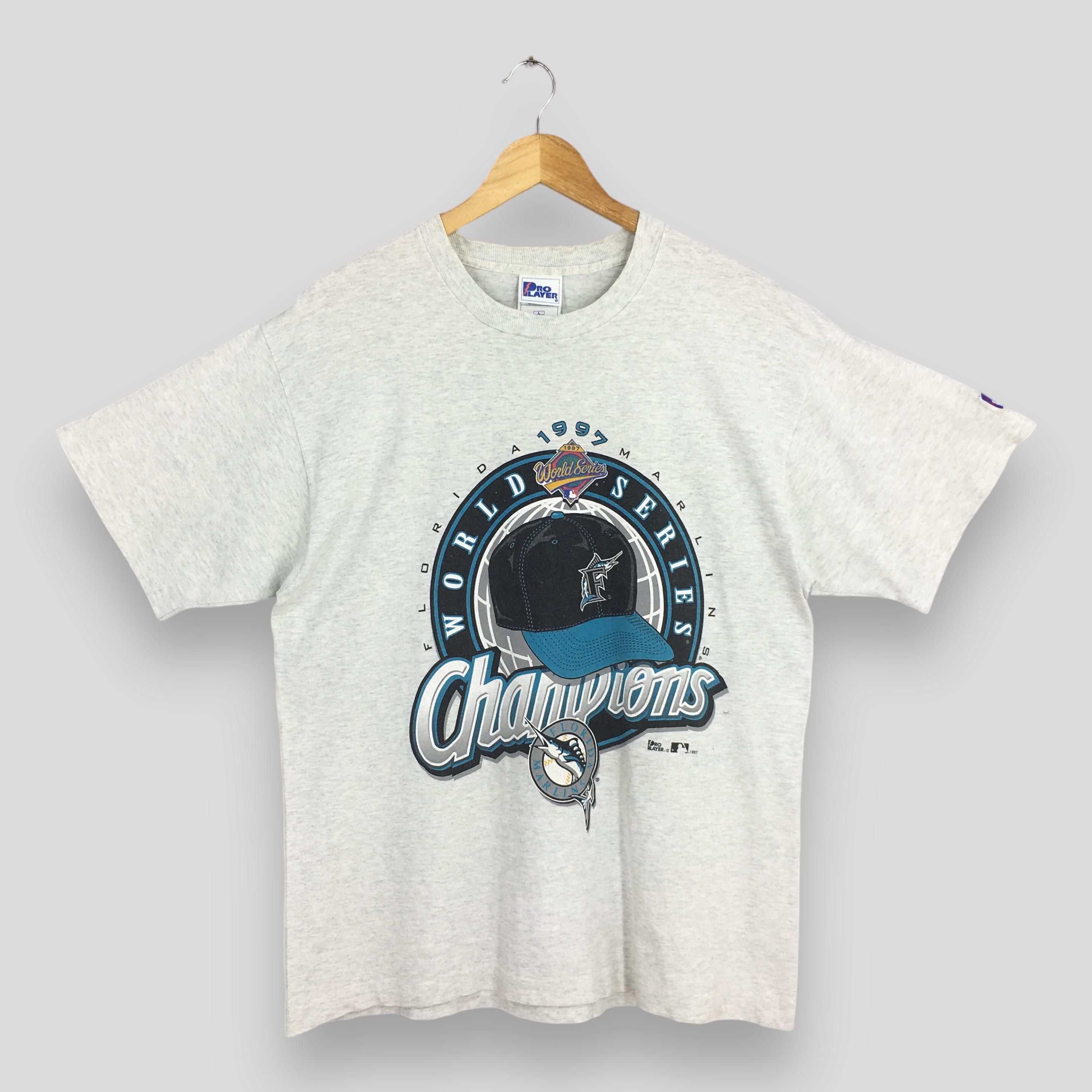 MLB Vintage 90s Florida Marlins Baseball MLB Tshirt Large Size US L / EU 52-54 / 3 - 1 Thumbnail