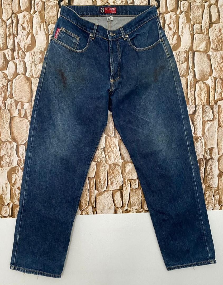 Stussy × Vintage Vintage Stussy Workwear International N.Y.L.T.L.A Jeans Size US 32 / EU 48 - 1 Thumbnail