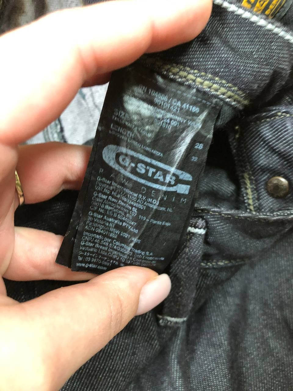 G-Star × Japanese Brand Crazy Crash Dirty Baggy Faded Jean Japan Avant Garde Style Size US 28 / EU 44 - 21 Thumbnail