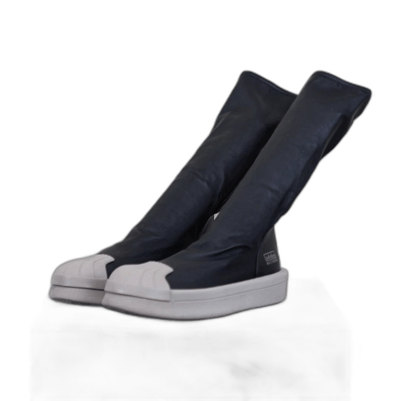 Rick Owens rickowens adidas Co-branded Shell Toe Boots Size US 9 / EU 42 - 1 Thumbnail
