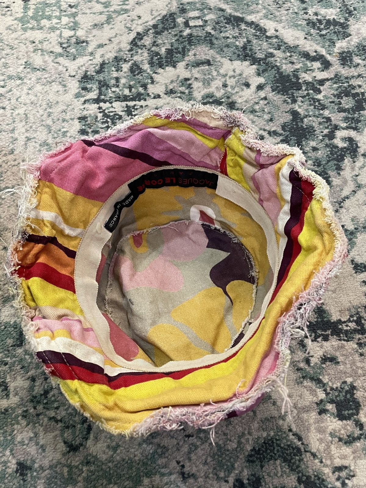 Jacques Marie Mage Jaques Le Corre (Made in France) Stiches Art Bucket Hat Size ONE SIZE - 7 Thumbnail
