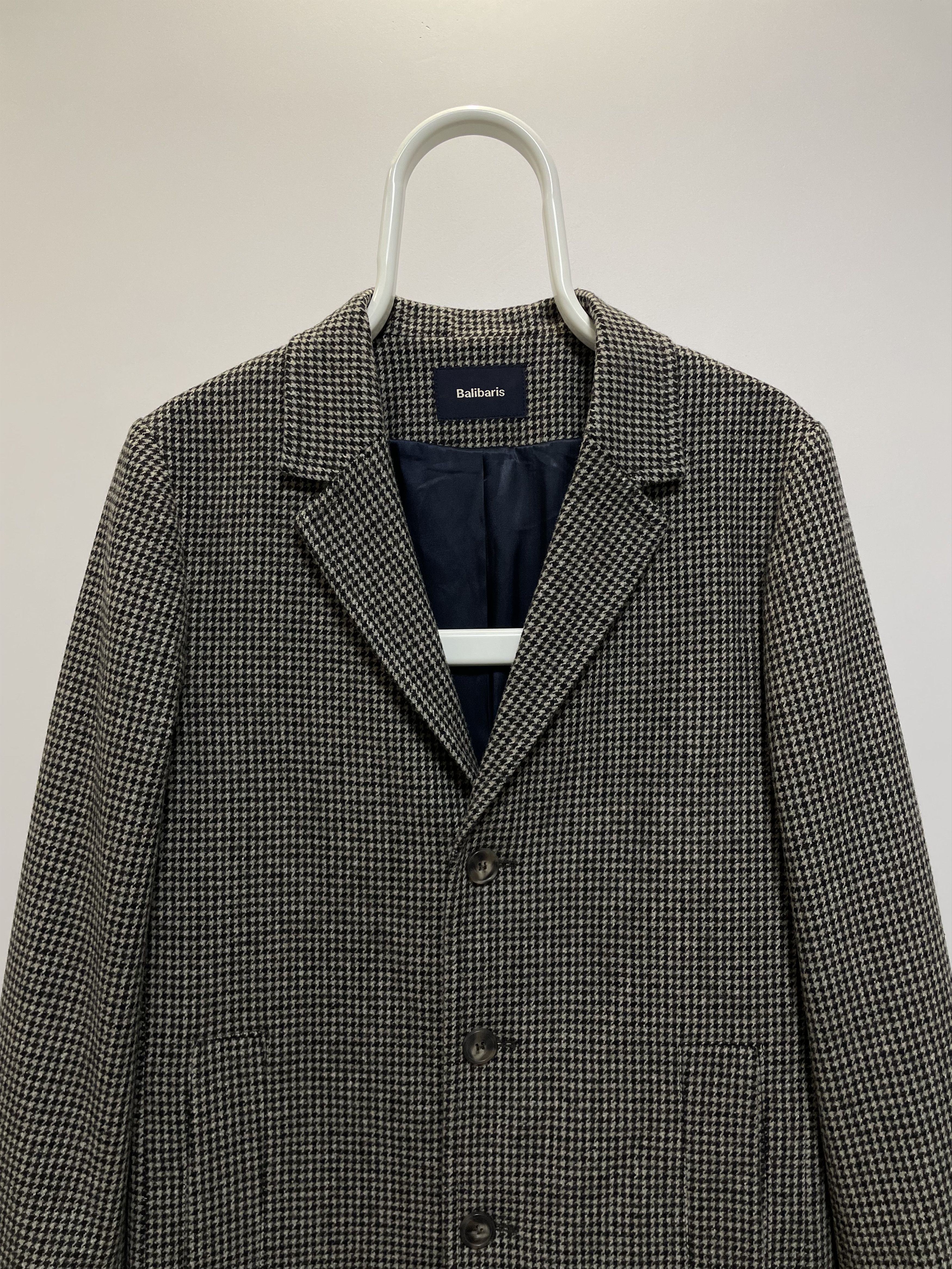 Balibaris Balibaris Overcoat Tweed Wool Coat Edmond Jacket Trench Mens Size US S / EU 44-46 / 1 - 8 Thumbnail