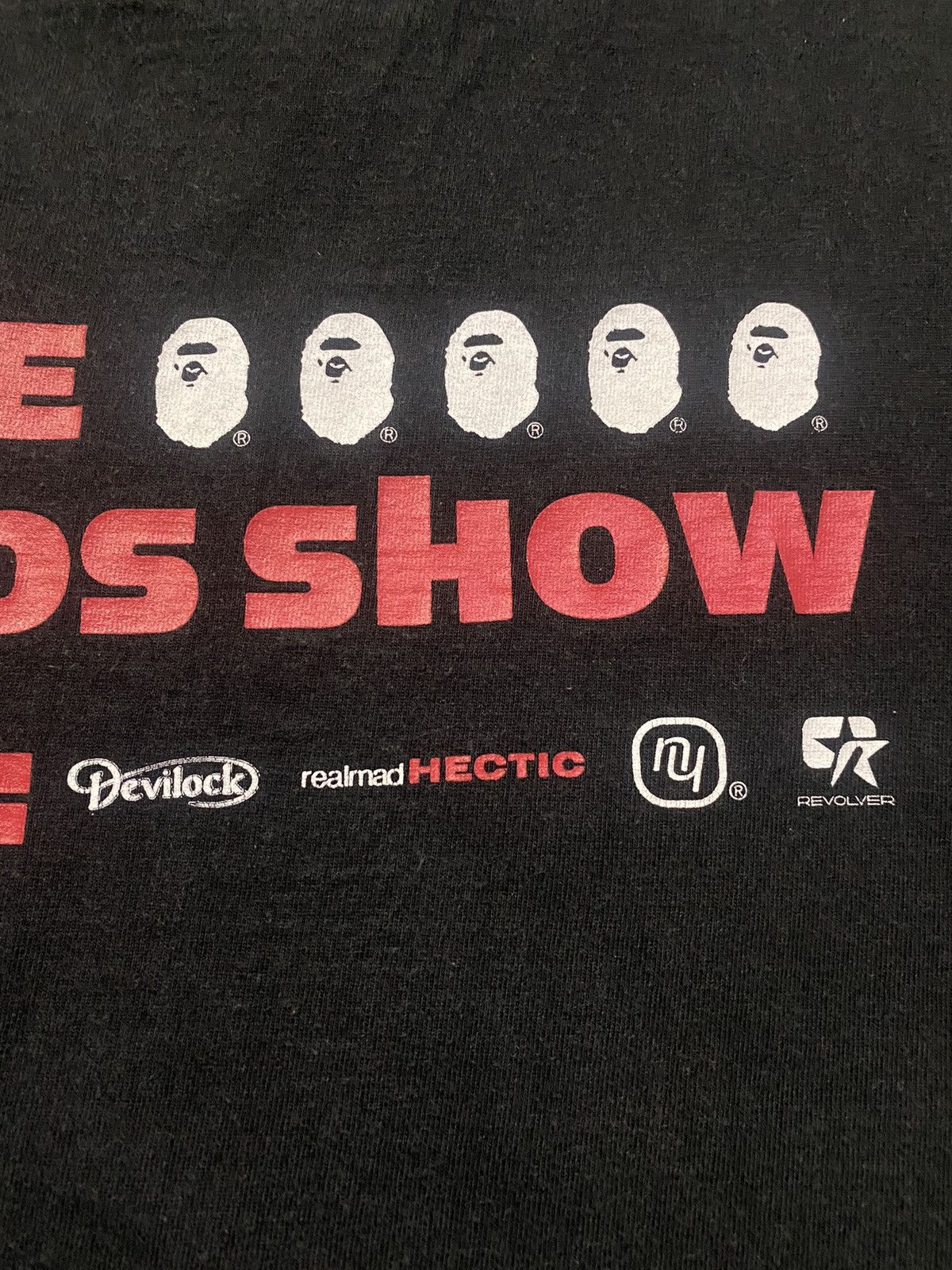 Bape × Vintage vintage bape head show 2001 tshirt Size US XL / EU 56 / 4 - 4 Thumbnail