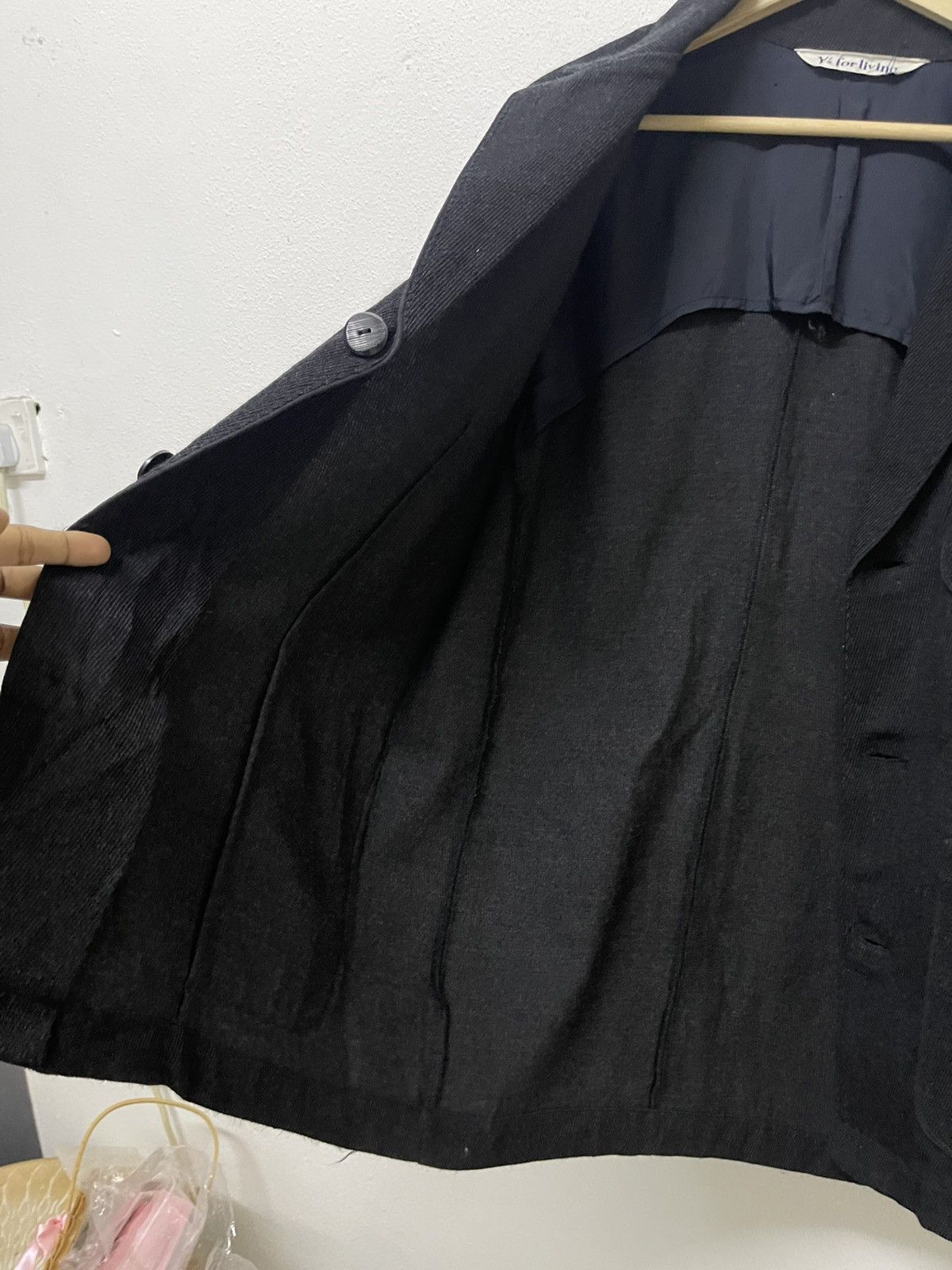 Yohji Yamamoto 1990 YOHJI YAMAMOTO Y’S FOR LIVING DOUBLE BREAST WOOL JACKET Size US M / EU 48-50 / 2 - 14 Thumbnail