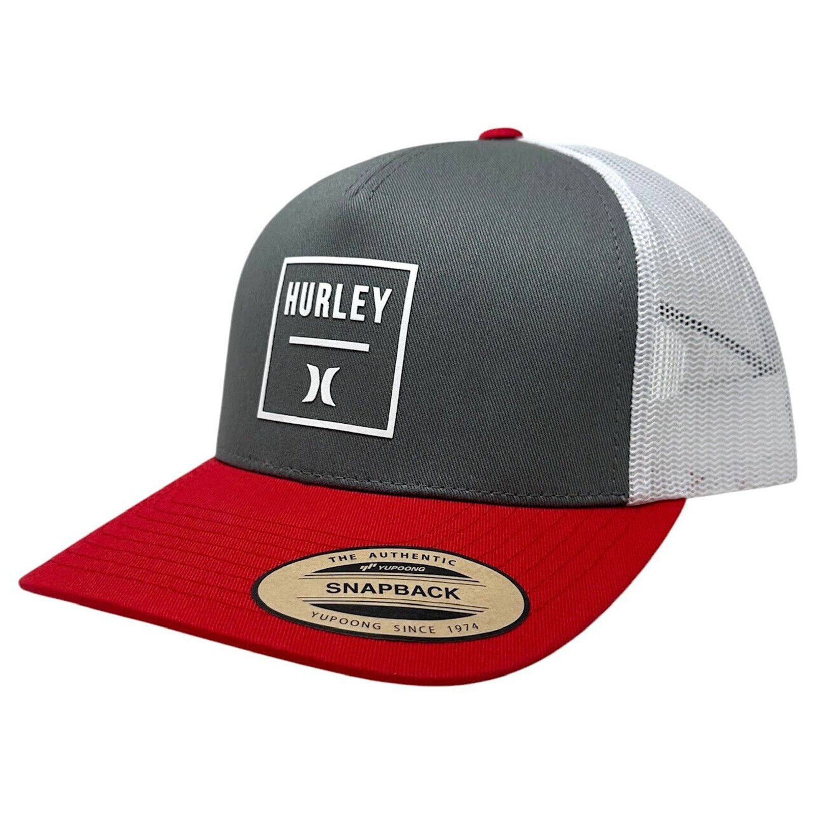 Hurley Hurley Men's Trucker Hat Square Trucker Snapback Cap Size ONE SIZE - 1 Thumbnail
