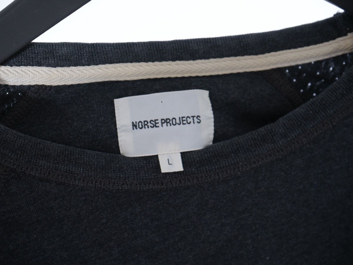 Norse Projects NORSE PROJECTS Aske Mesh Mellange Long Sleeve Shirt Size US L / EU 52-54 / 3 - 3 Thumbnail