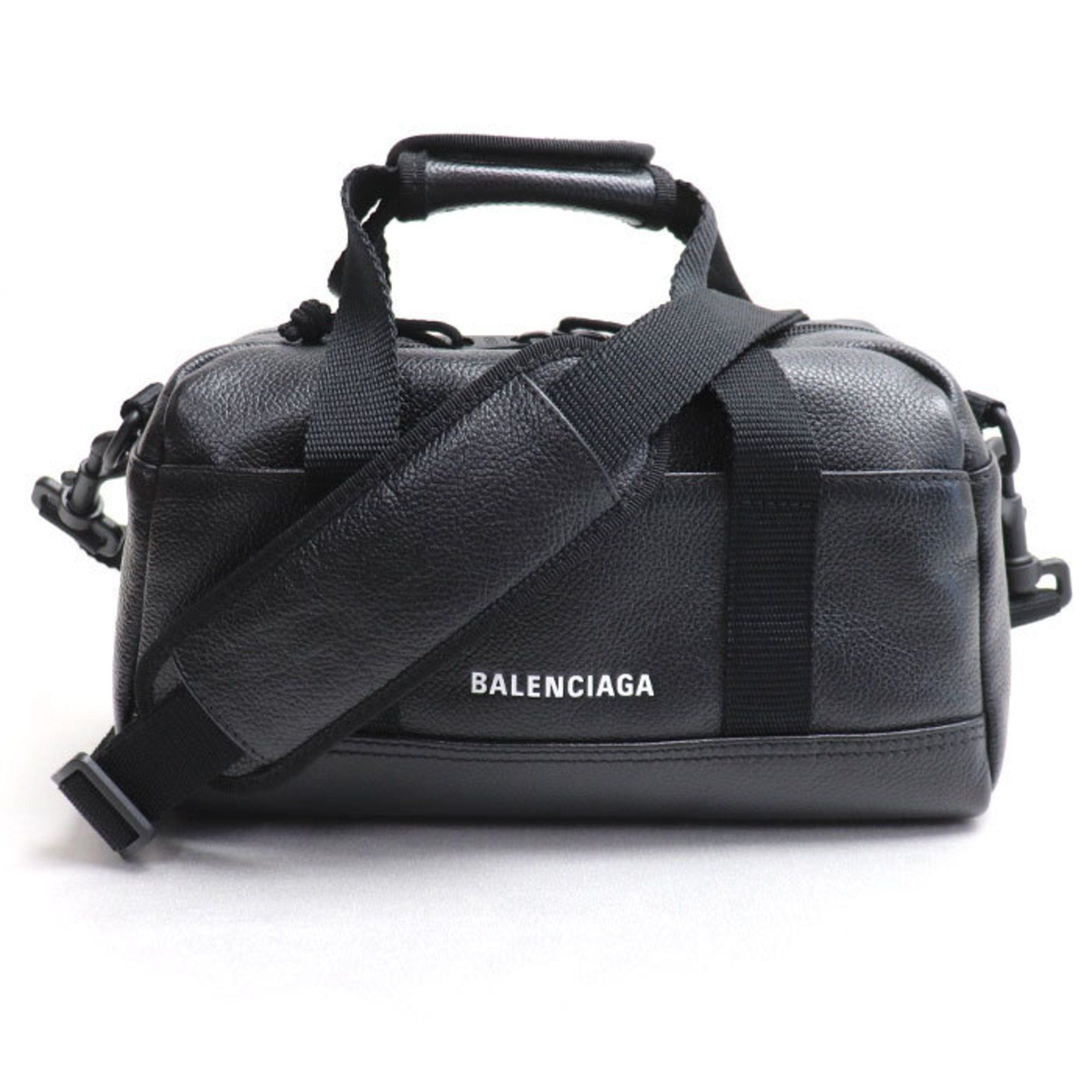 image of Balenciaga Explorer Small Duffle 2Way Shoulder Bag Black 673172 Unisex, Women's