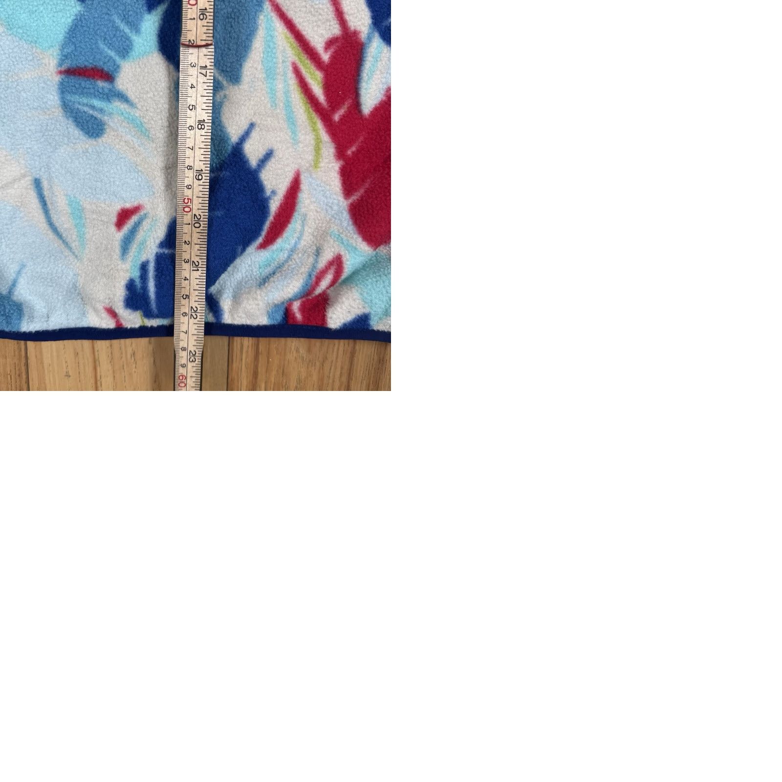 Patagonia Patagonia Synchilla Fleece Jacket Women's Small Red Blue White Feather Pullover Size S / US 4 / IT 40 - 9 Thumbnail