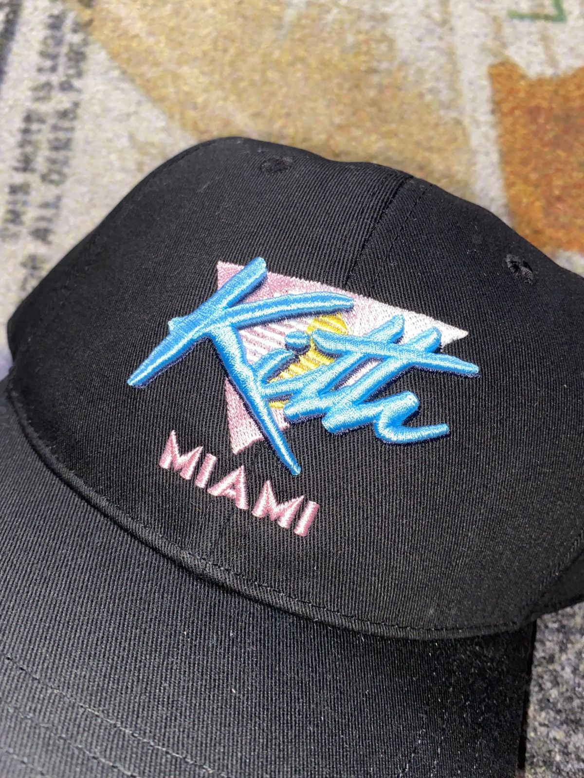 Kith Kith Miami Logo Cap Black Size ONE SIZE - 2 Thumbnail
