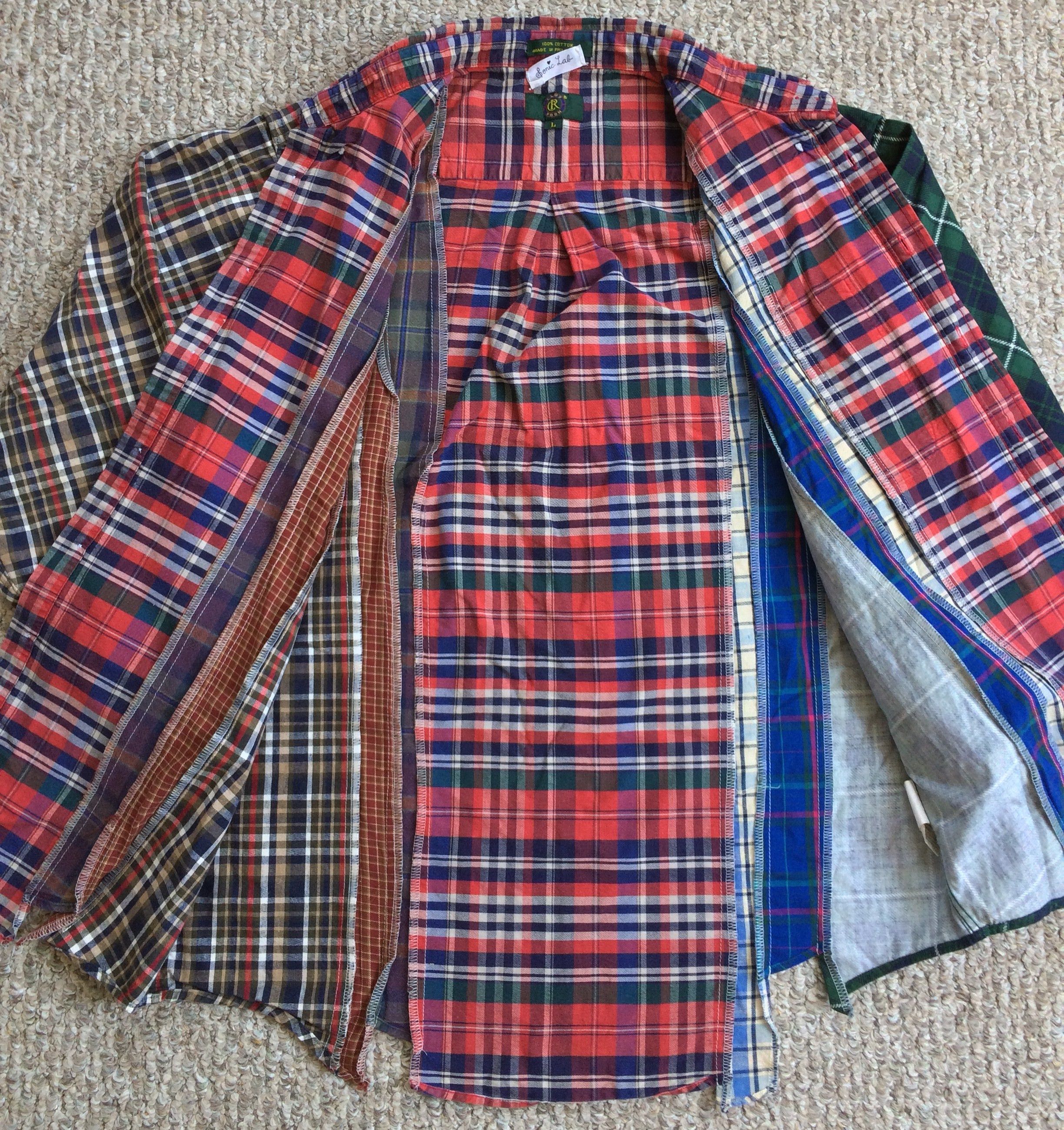 Needles Early 7 Cut Rebuild Flannel! Size US M / EU 48-50 / 2 - 2 Thumbnail
