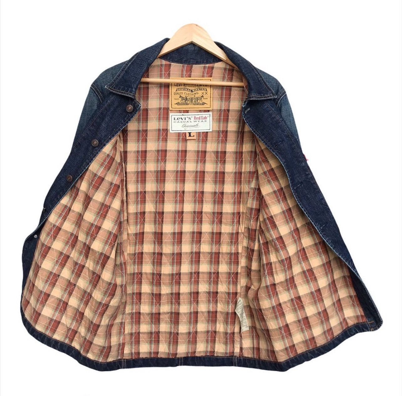 Levi's Levis Chore Denim Jacket Size US L / EU 52-54 / 3 - 3 Thumbnail