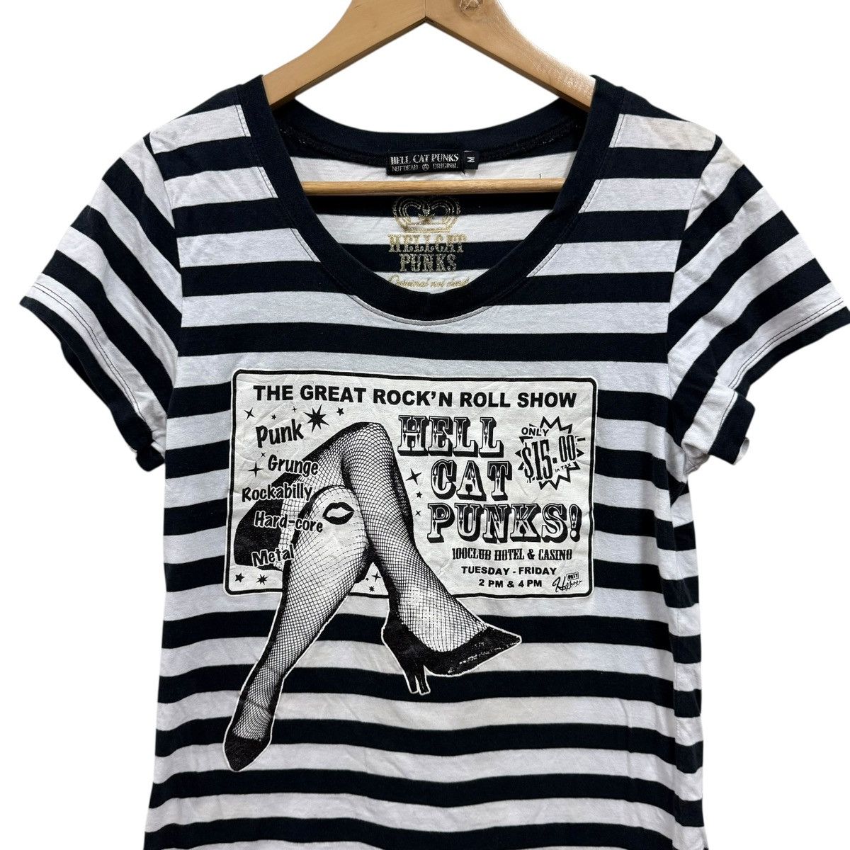 Seditionaries Hellcat Punks Tshirt Punk Grunge Rockabilly Size M / US 6-8 / IT 42-44 - 2 Thumbnail