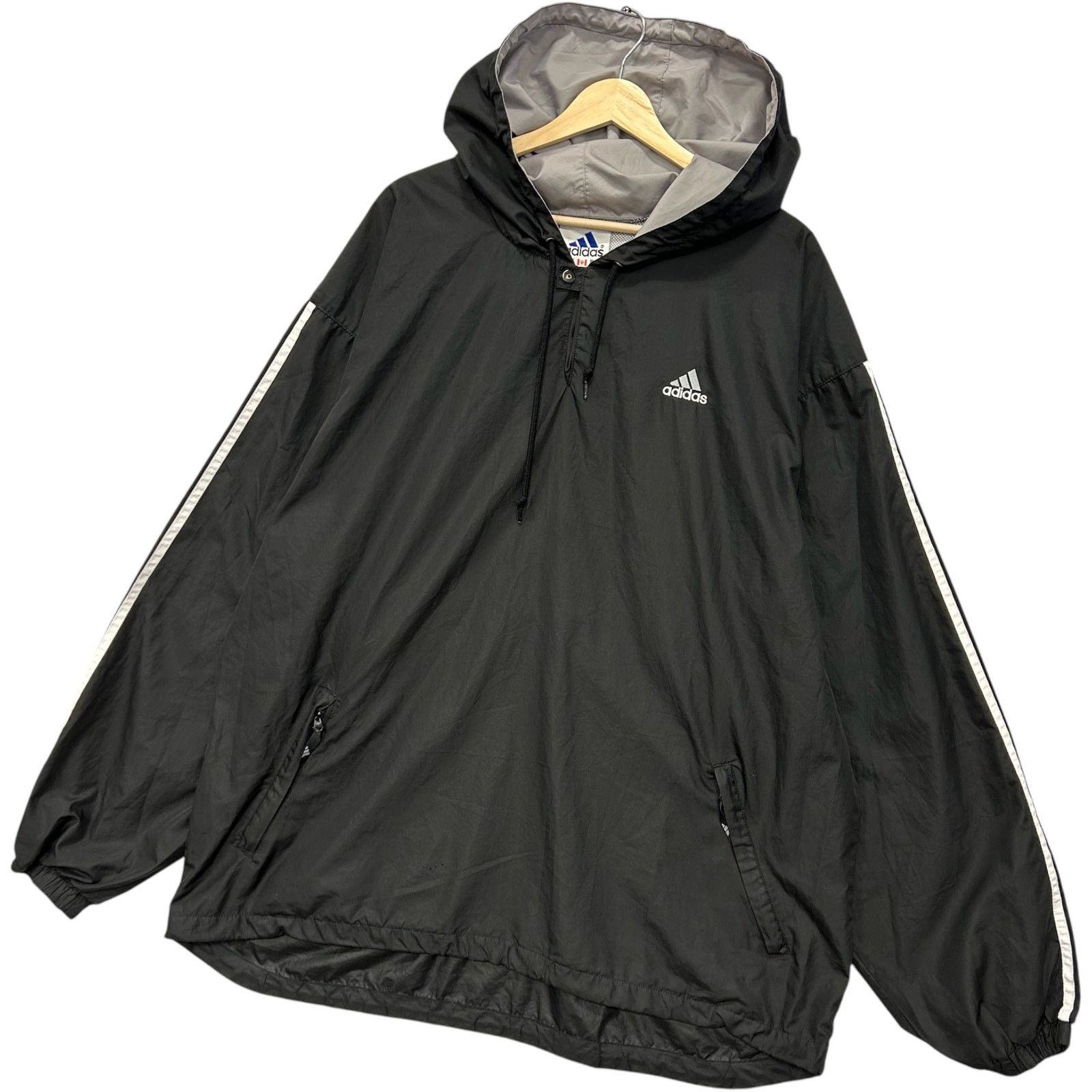 Adidas Vintage Adidas Hooded Pullover Windbreaker XXL Size US XXL / EU 58 / 5 - 3 Thumbnail