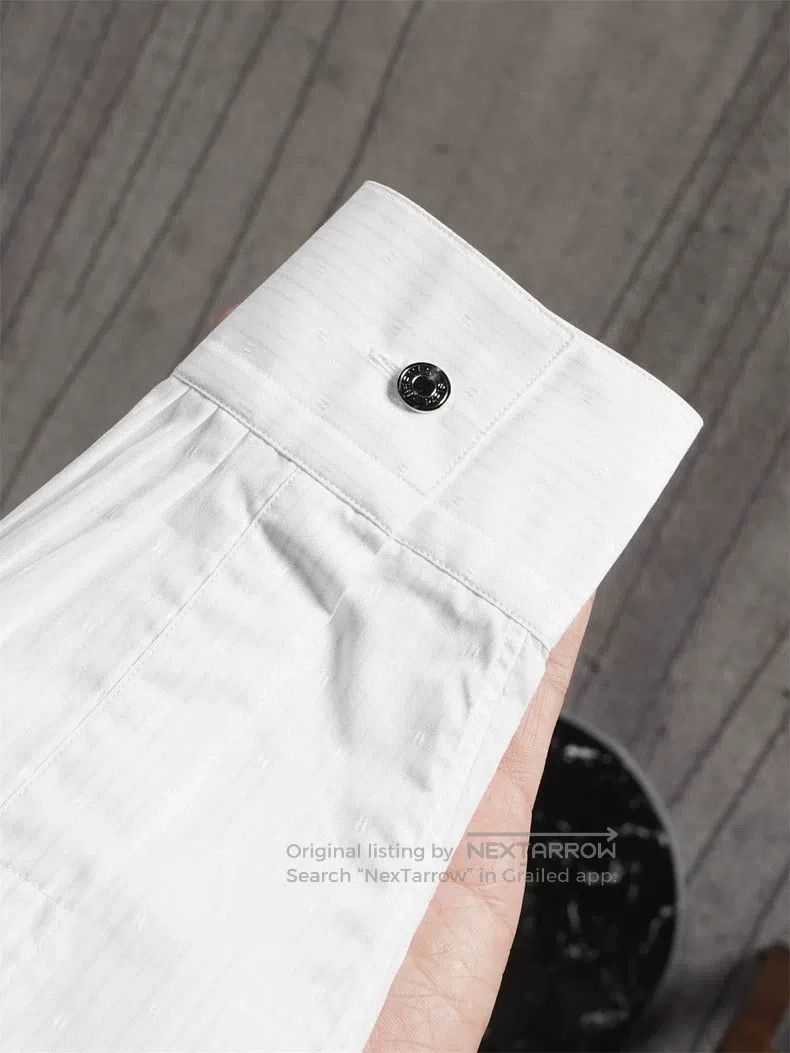 Hermes Hermes size 39 Men's striped white shirt Size US XXS / EU 40 - 6 Thumbnail