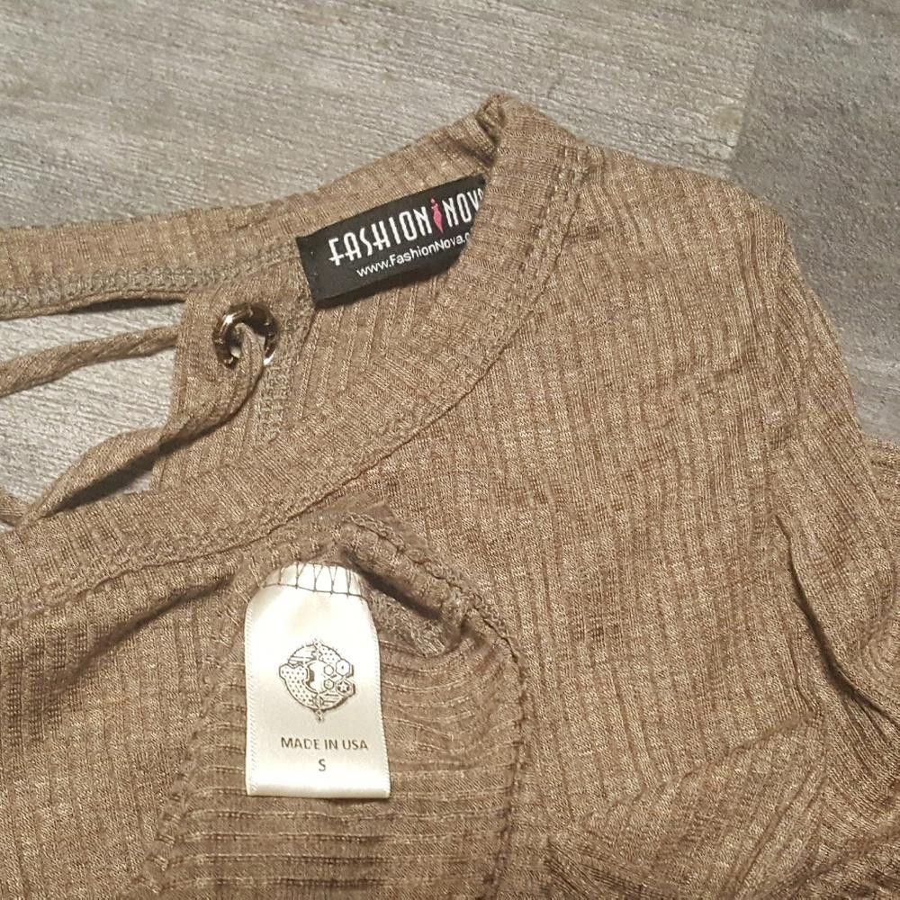 Fashion Nova Light Chocolate Fashion Nova Long Sleeve Size S / US 4 / IT 40 - 3 Thumbnail