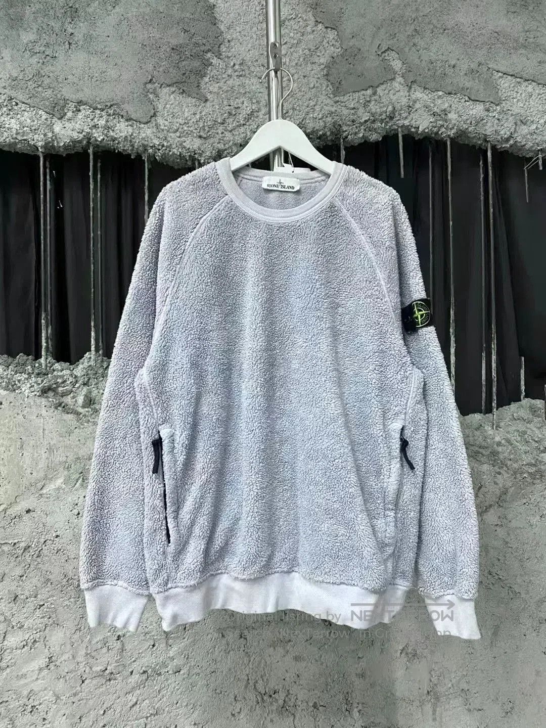 Stone Island Stone Island Haze Blue Teddy Sweatshirt. Size US M / EU 48-50 / 2 - 1 Thumbnail