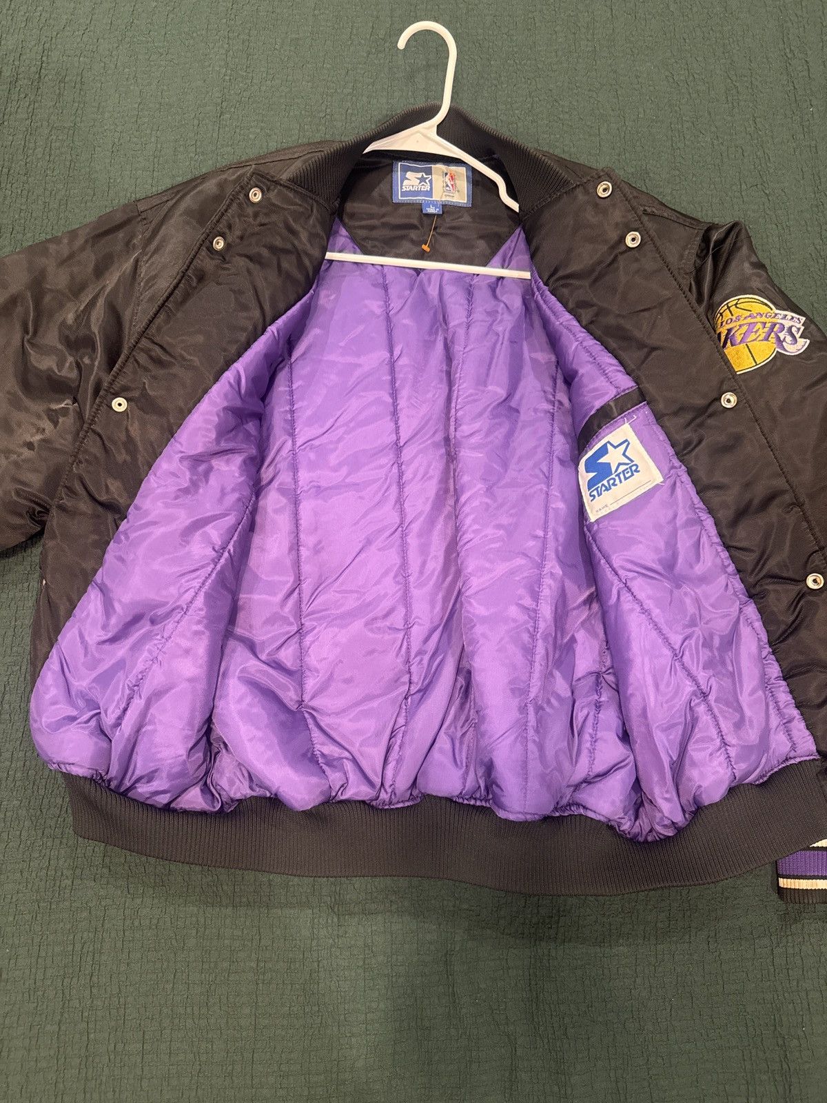 Starter Vintage Lakers jacket Size US L / EU 52-54 / 3 - 2 Thumbnail