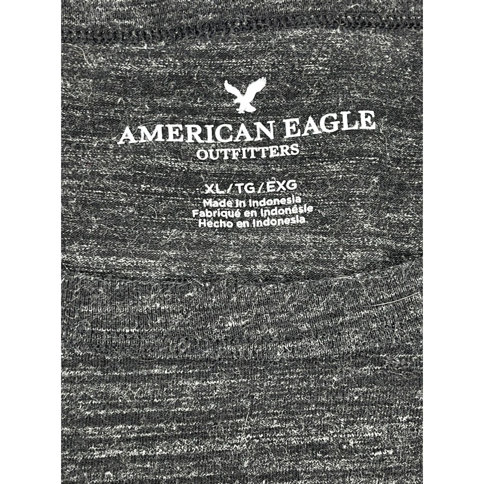 American Eagle Outfitters American Eagle Outfitters Shirt Mens XL Gray Two-Tone Graphic Tee Logo USA Size US XL / EU 56 / 4 - 2 Thumbnail