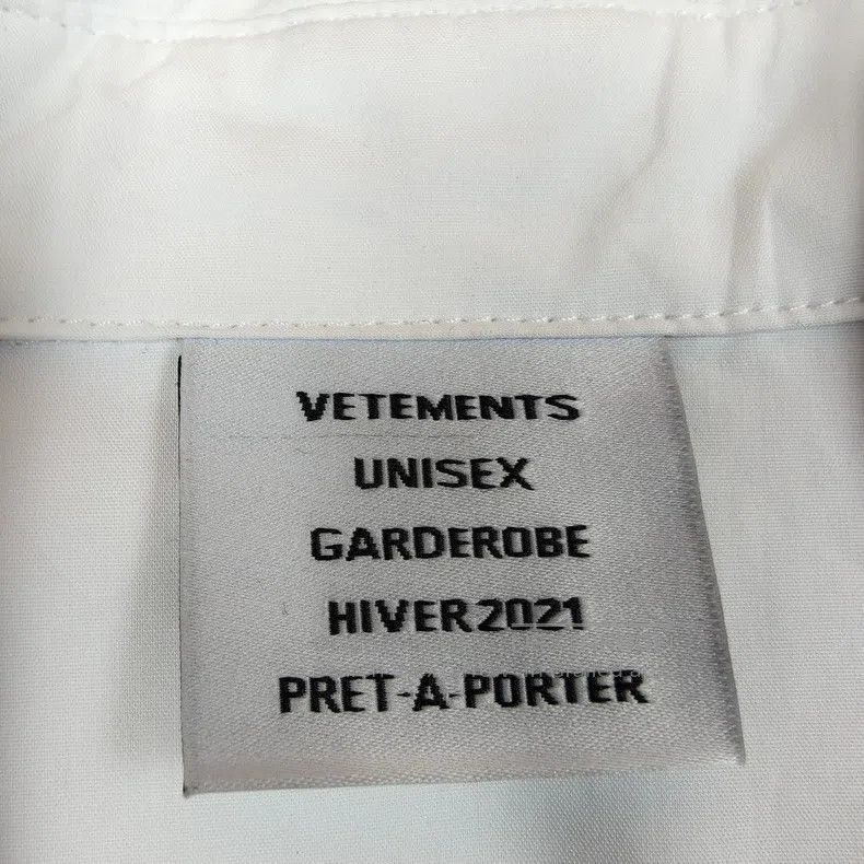 Vetements VETEMENTS White Shirt Size US M / EU 48-50 / 2 - 5 Thumbnail