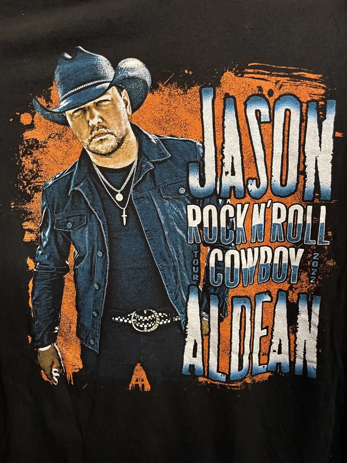 Designer Jason Aldean 2022 Tour T-shirt Cowboy Tour 2022 - M Size US M / EU 48-50 / 2 - 4 Thumbnail